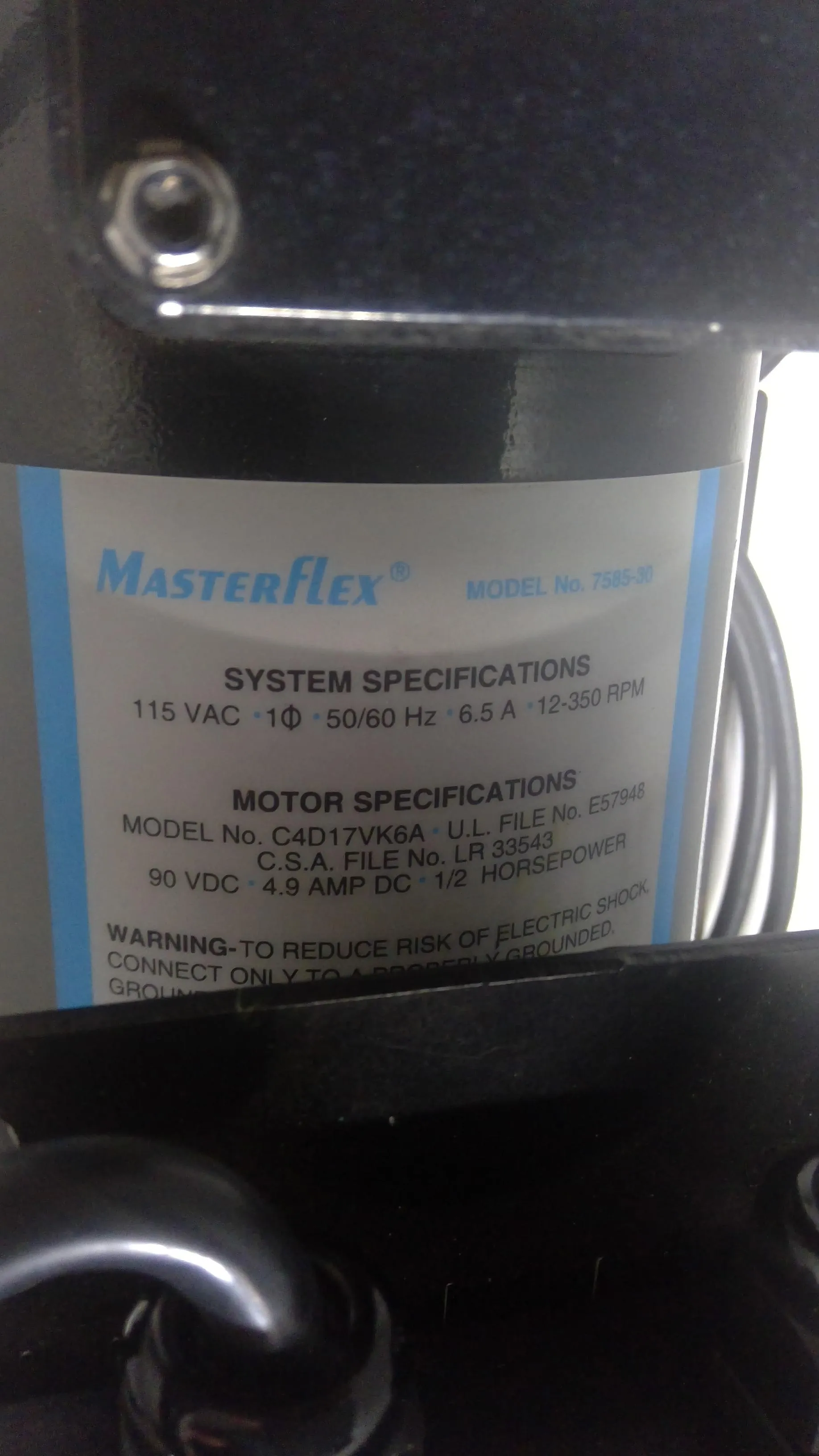 MasterFlex 7585-30 Peristaltic Pump