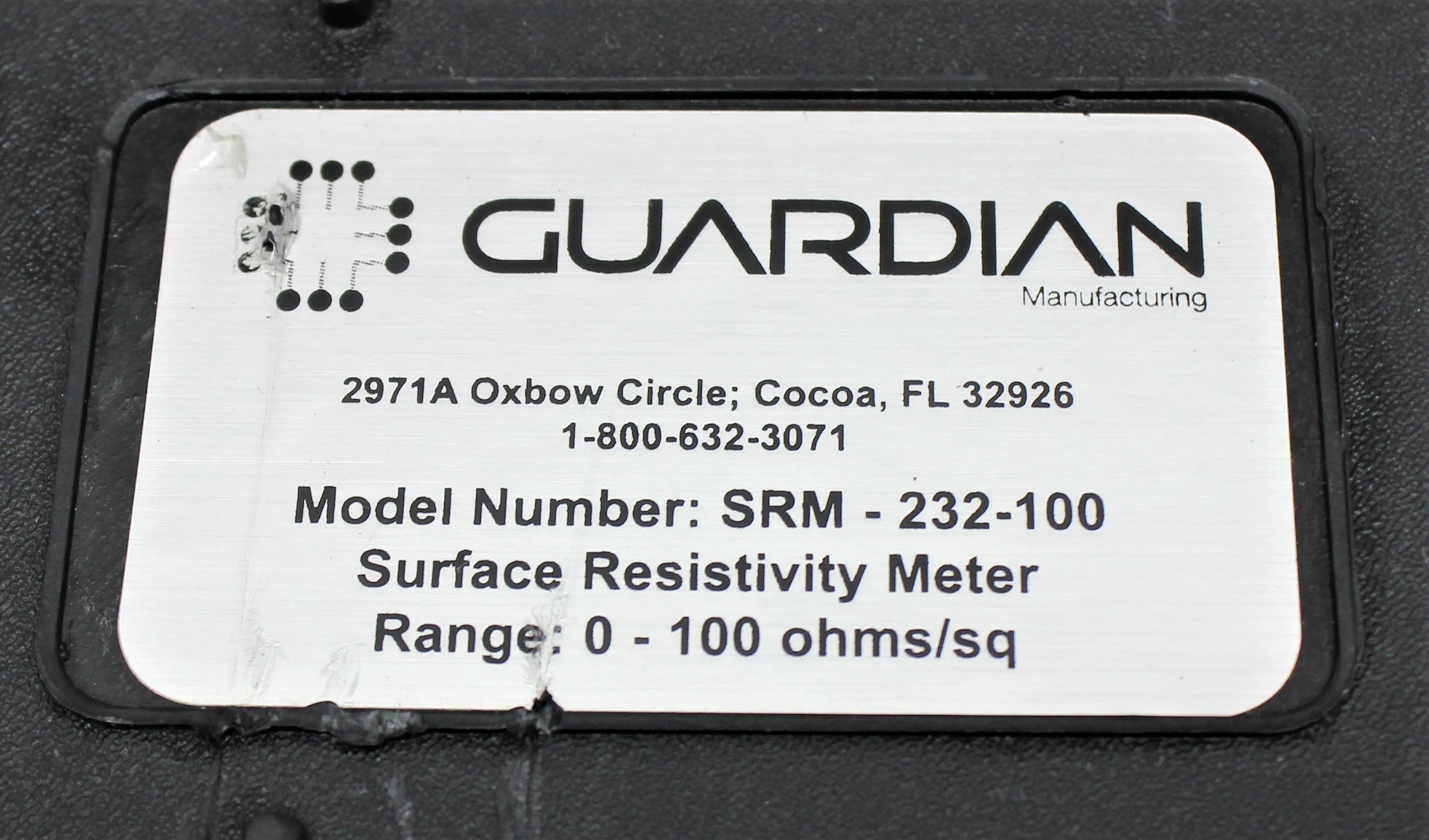 Guardian SRM-232-100 Handheld Sheet Resistance Meter with Four-Point Probe