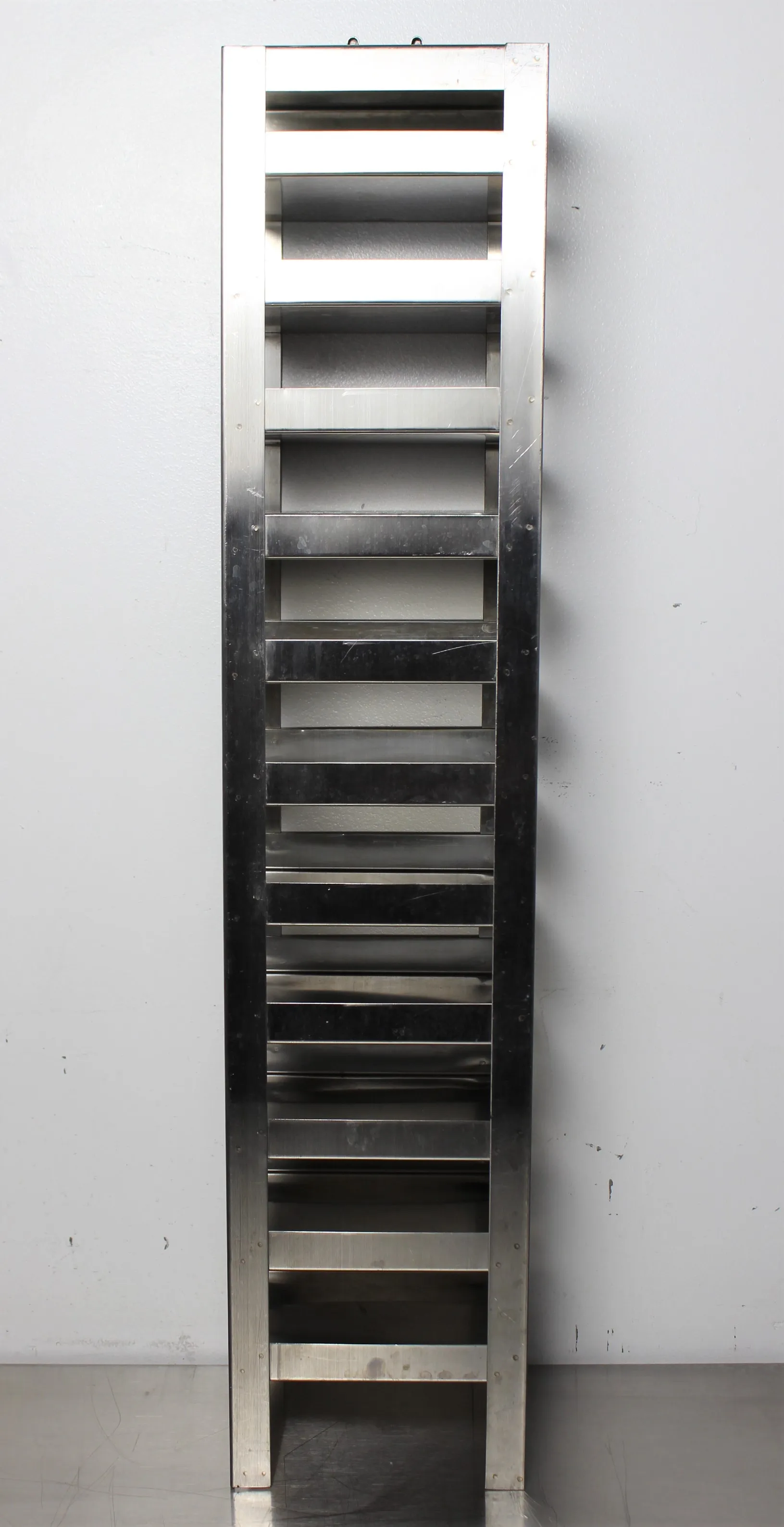 Used Laboratory Freezer Rack for 11-Compartment Cold Storage