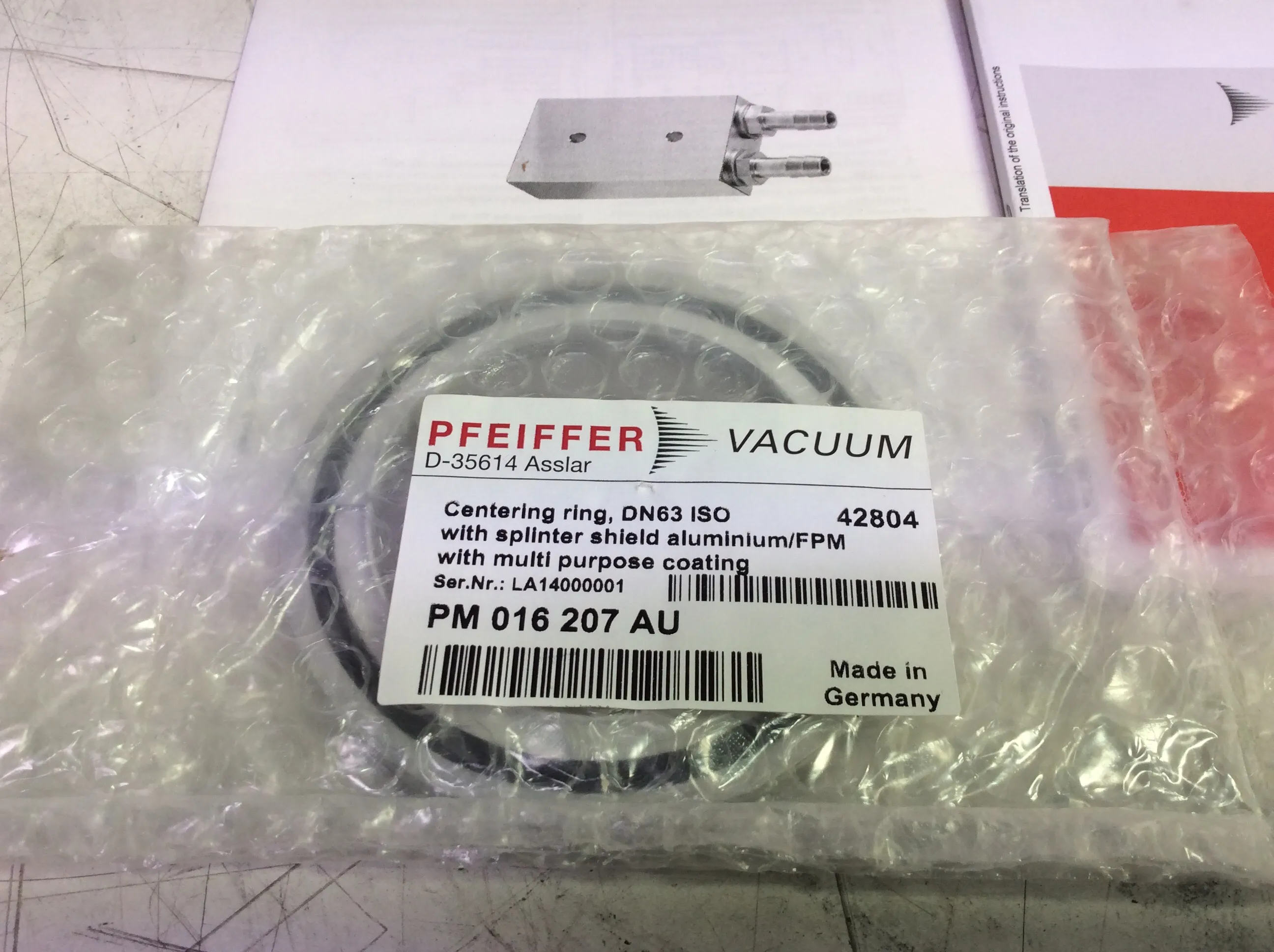 Pfeiffer Vacuum HiPace 80 Turbopump & TC110 Electronic Drive Unit