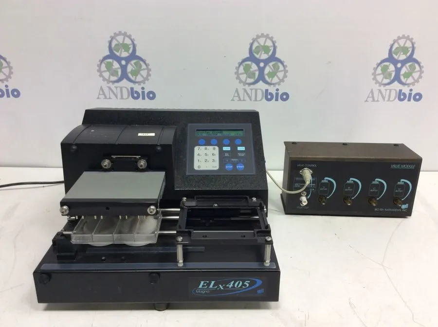 Bio-Tek ELx405 Magna Microplate Washer & 4 port Valve Control Module