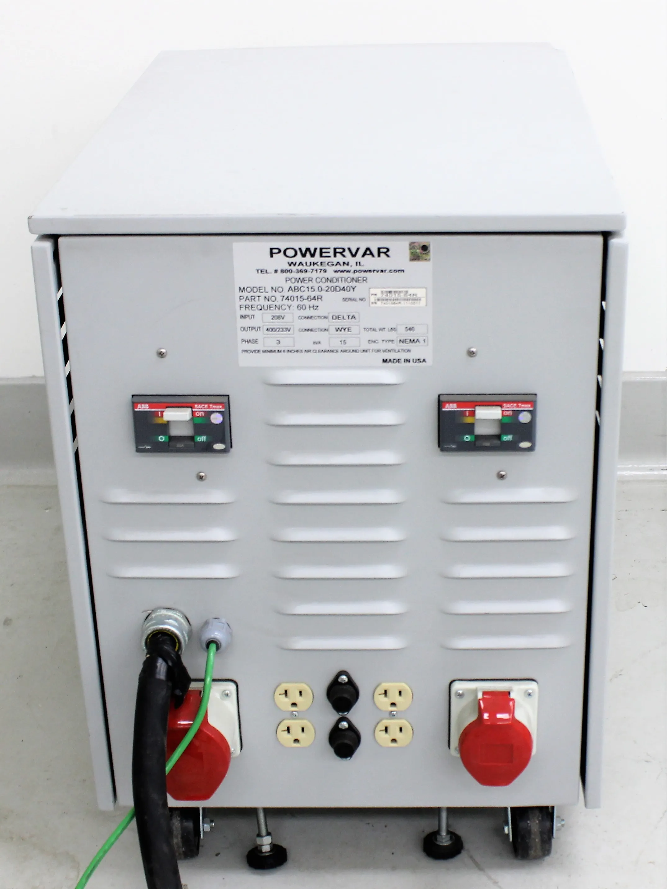 Powervar GPI Series 2000 15 kVA Transformer