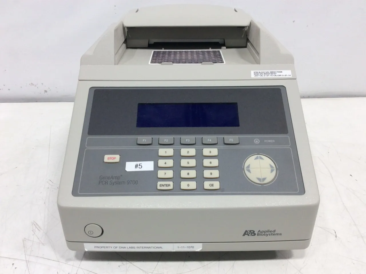 Applied Biosystems 9700 GeneAmp PCR Thermal Cycler System