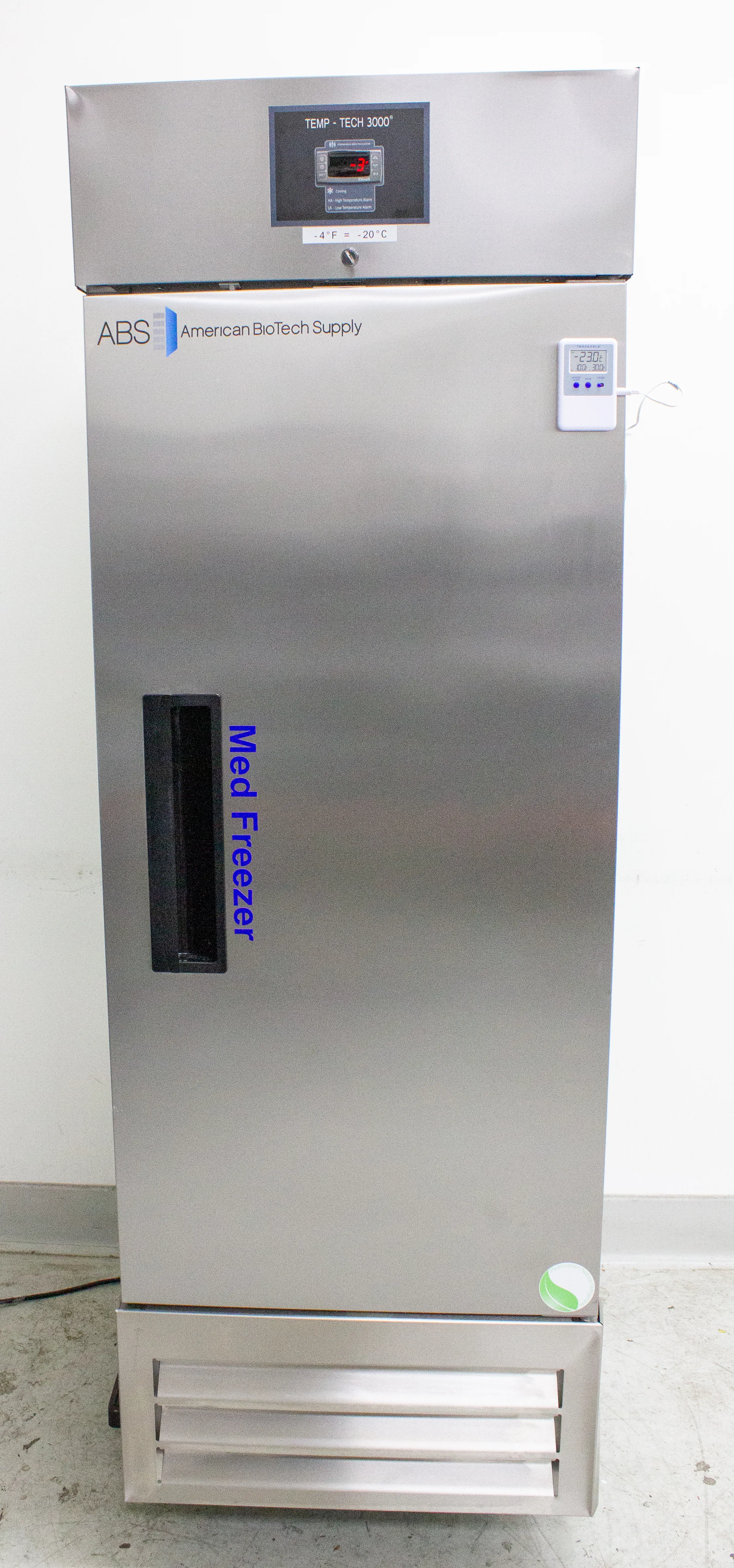 American Biotech Supply -20c Stainless Steel Freezer Model PH-ABT-HC-SSP-23FA