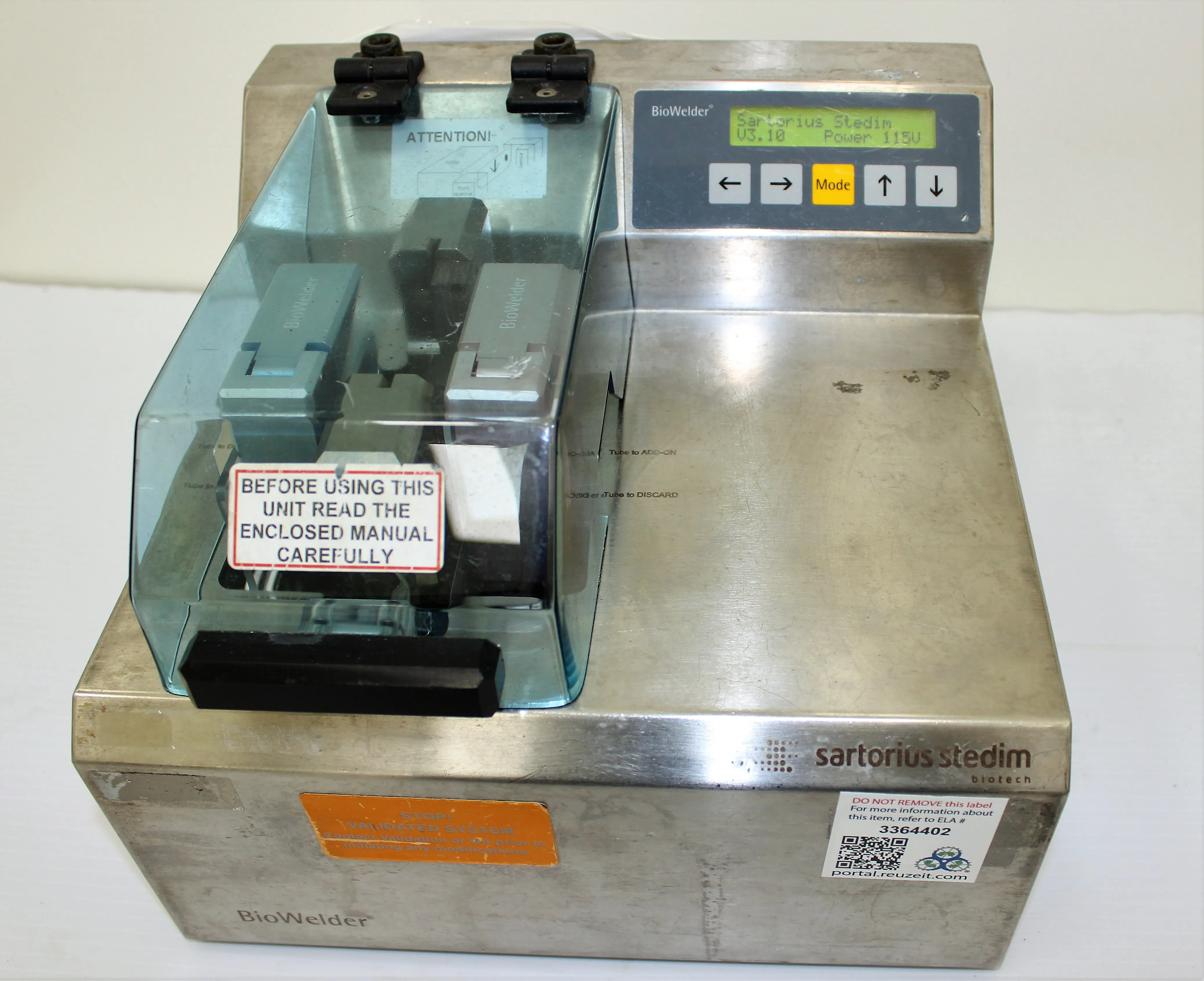 Sartorius Biowelder -16370 Tube Welder