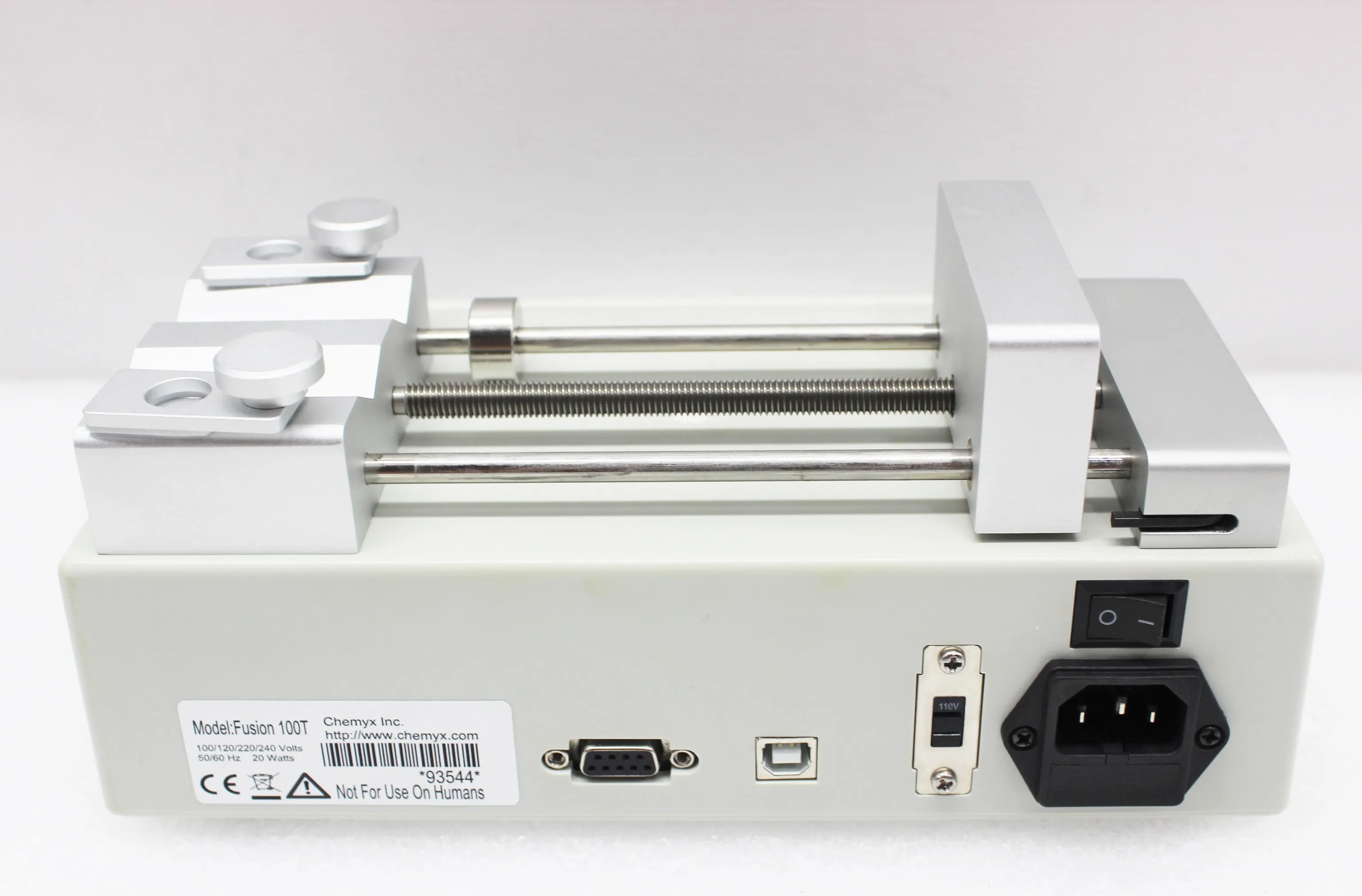 Chemyx Fusion 100T Syringe Pump by Thermo Scientific, Model: Fusion 100T, 93544 Serial Number