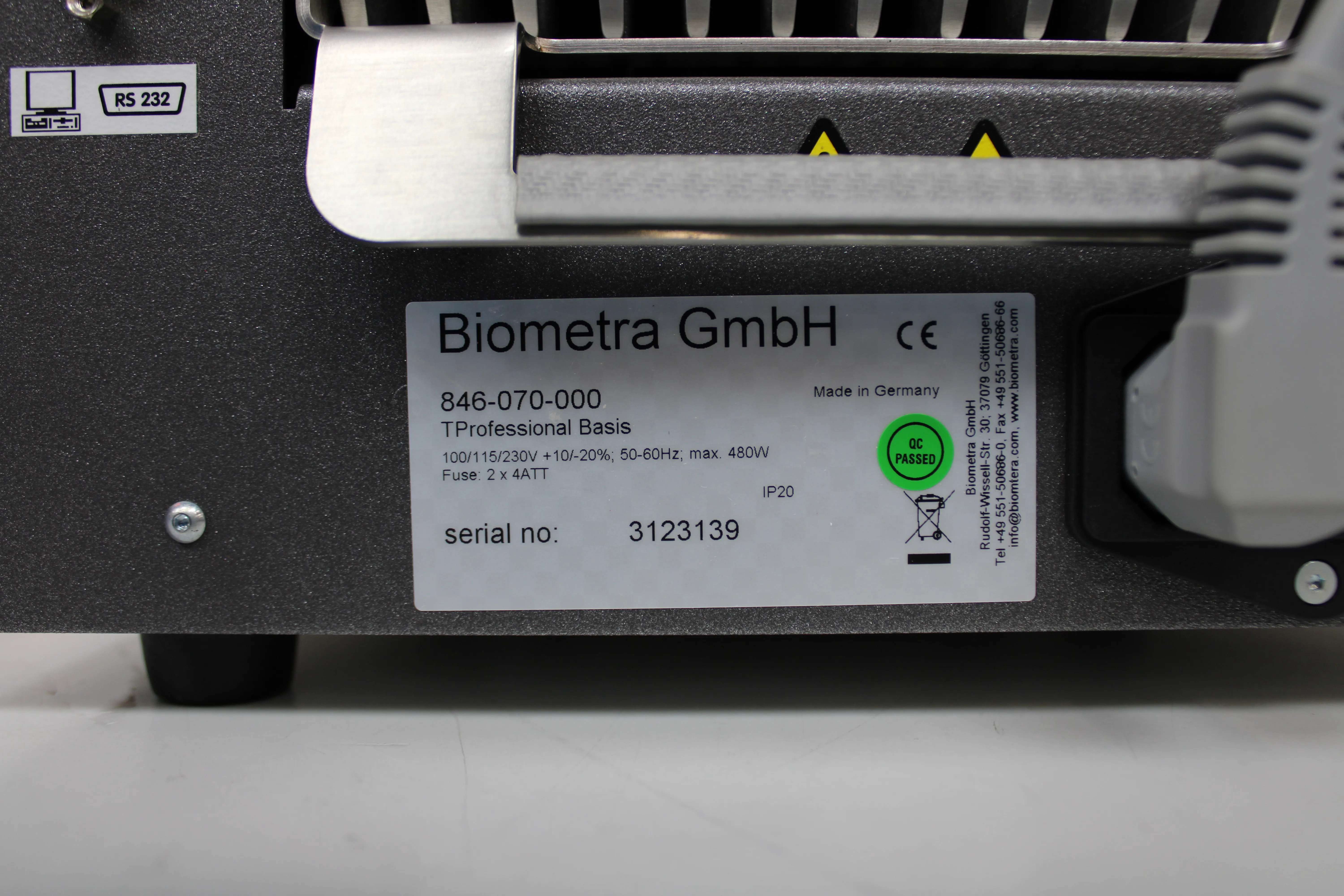 Biometra TProfessional Basis 846-070-000 PCR Thermal Cycler Used in Very Good Condition w/ 30-Day Warranty