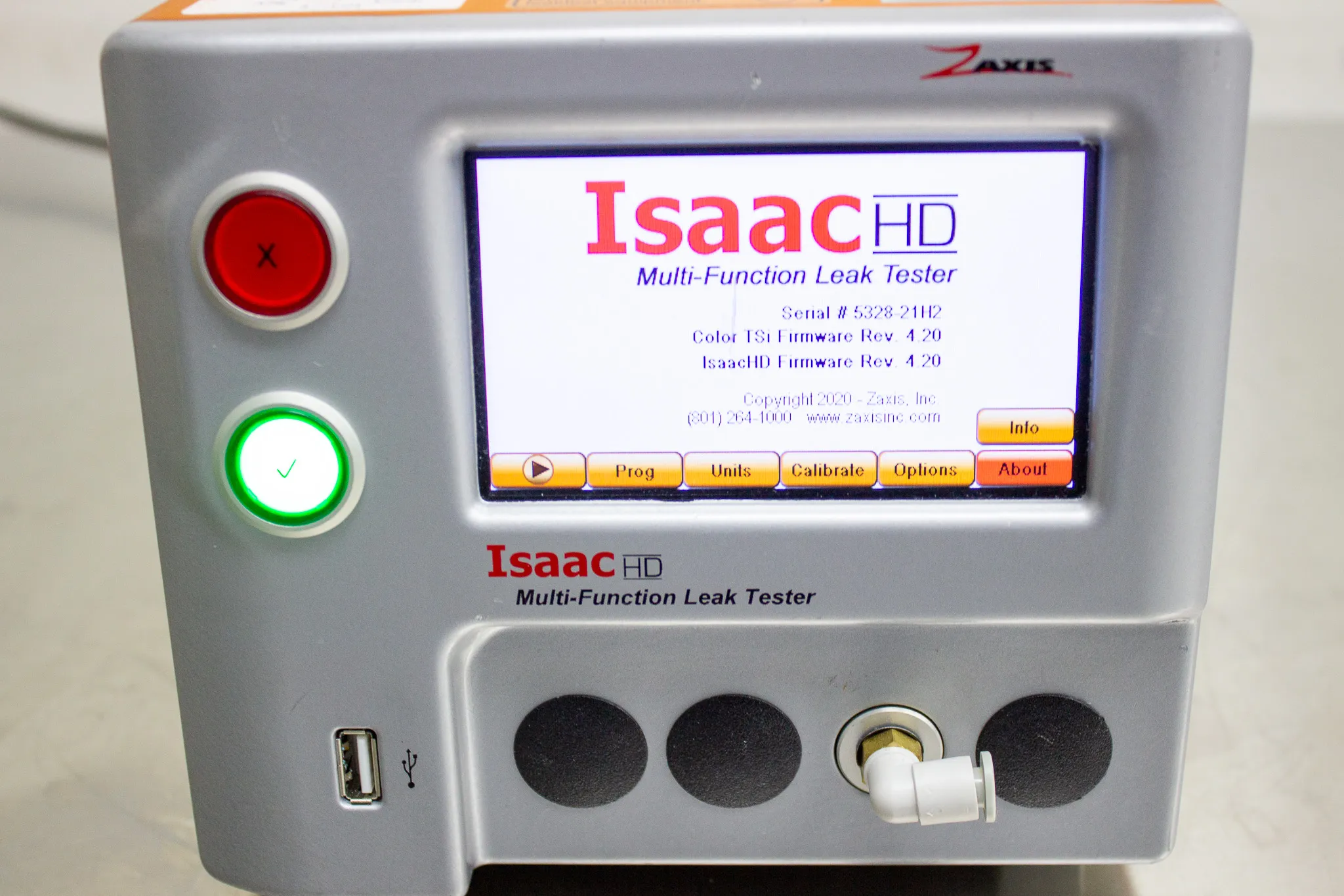 Zaxis Multi-Function Leak Tester Isaac HD PD