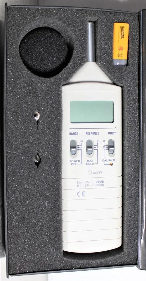 Traceable Digital Sound Level Meter in Case