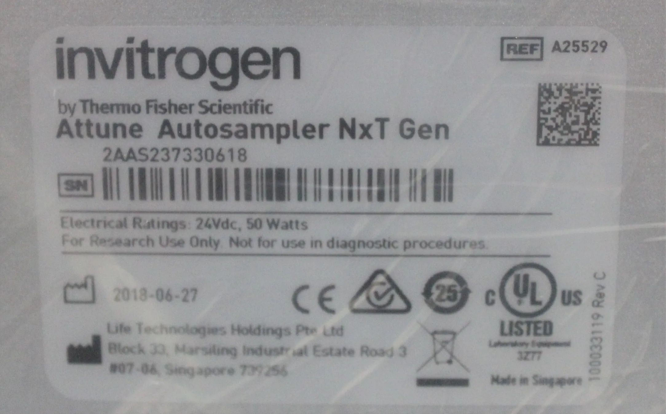 Invitrogen Attune Autosampler A25529 - New other (see details)