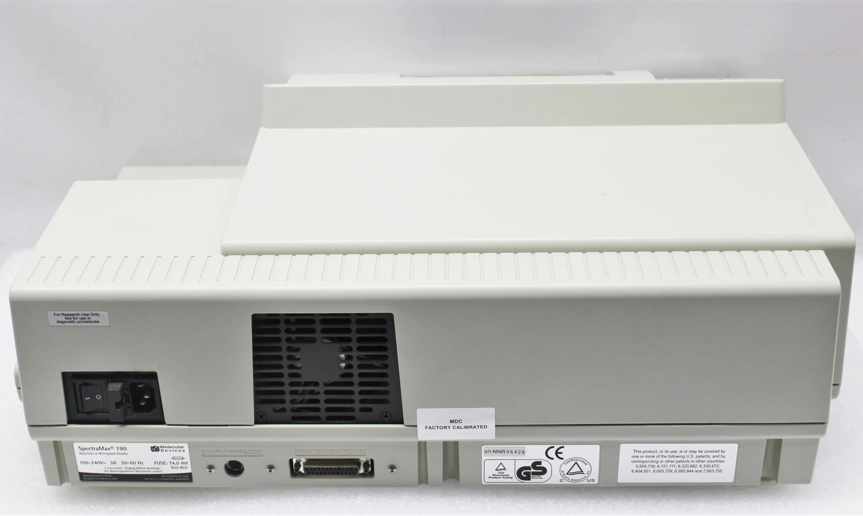 Molecular Devices SpectraMax 190 UV-Vis Microplate Reader with PathCheck Sensor