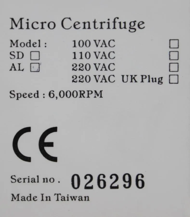 Rotilabo Carl Roth Mini Centrifuge