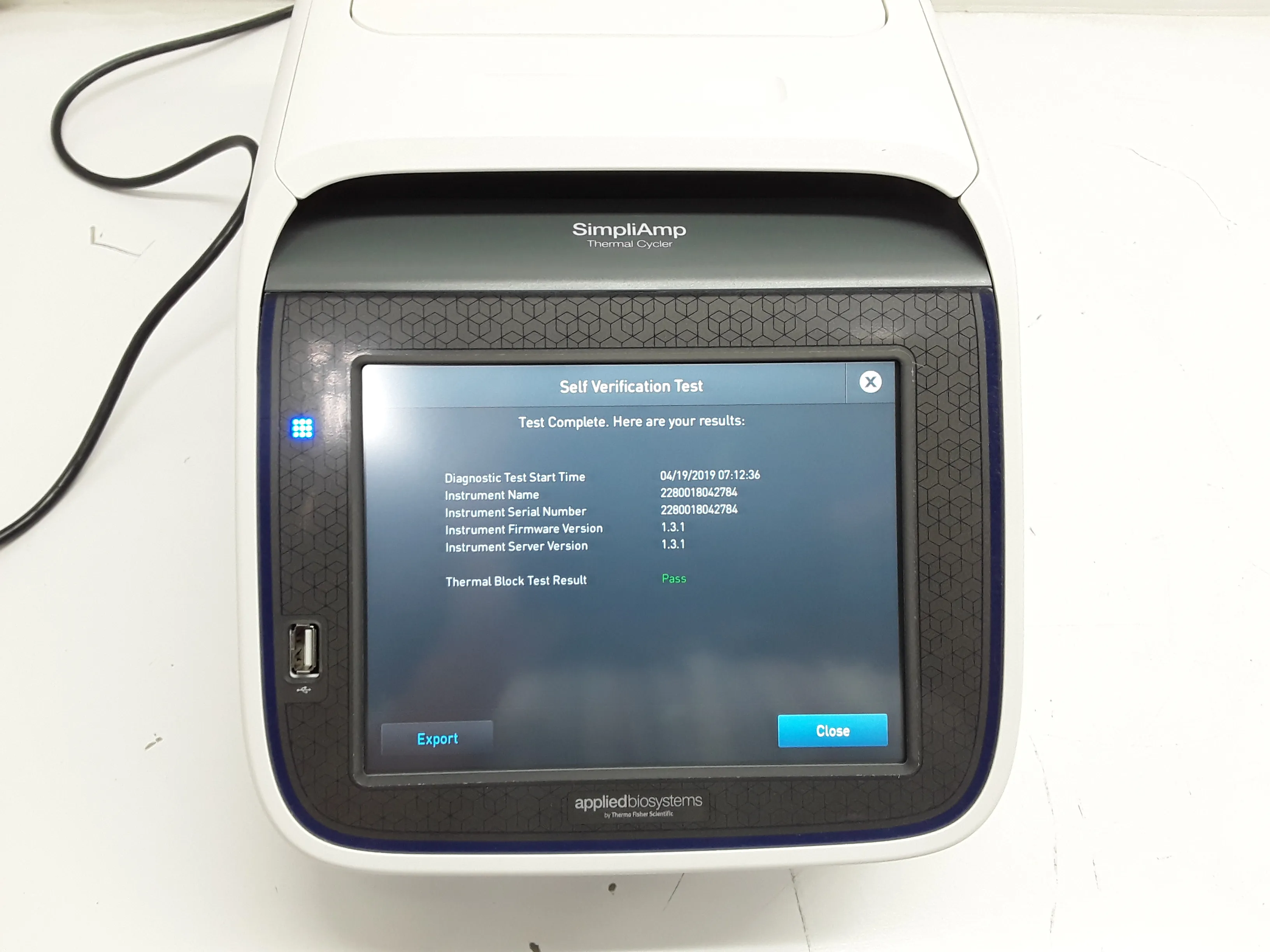 Applied Biosystems SimpliAmp PCR Thermal Cycler with VeriFlex Blocks and Large LCD Touch Screen