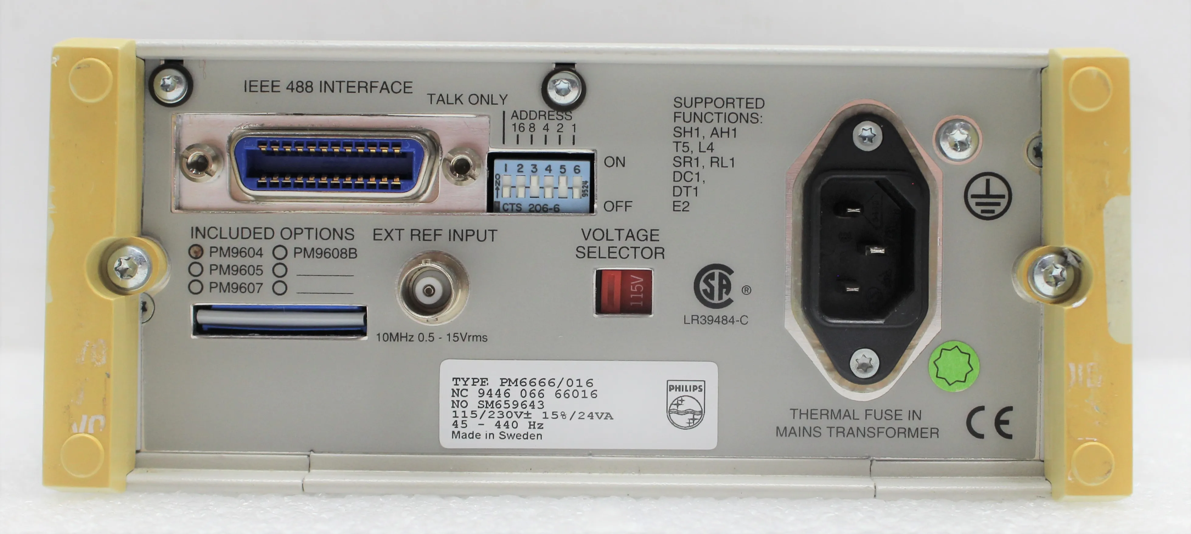 Fluke PM6666 Timer/Counter with High Accuracy Frequency, Time, and Voltage Measurements