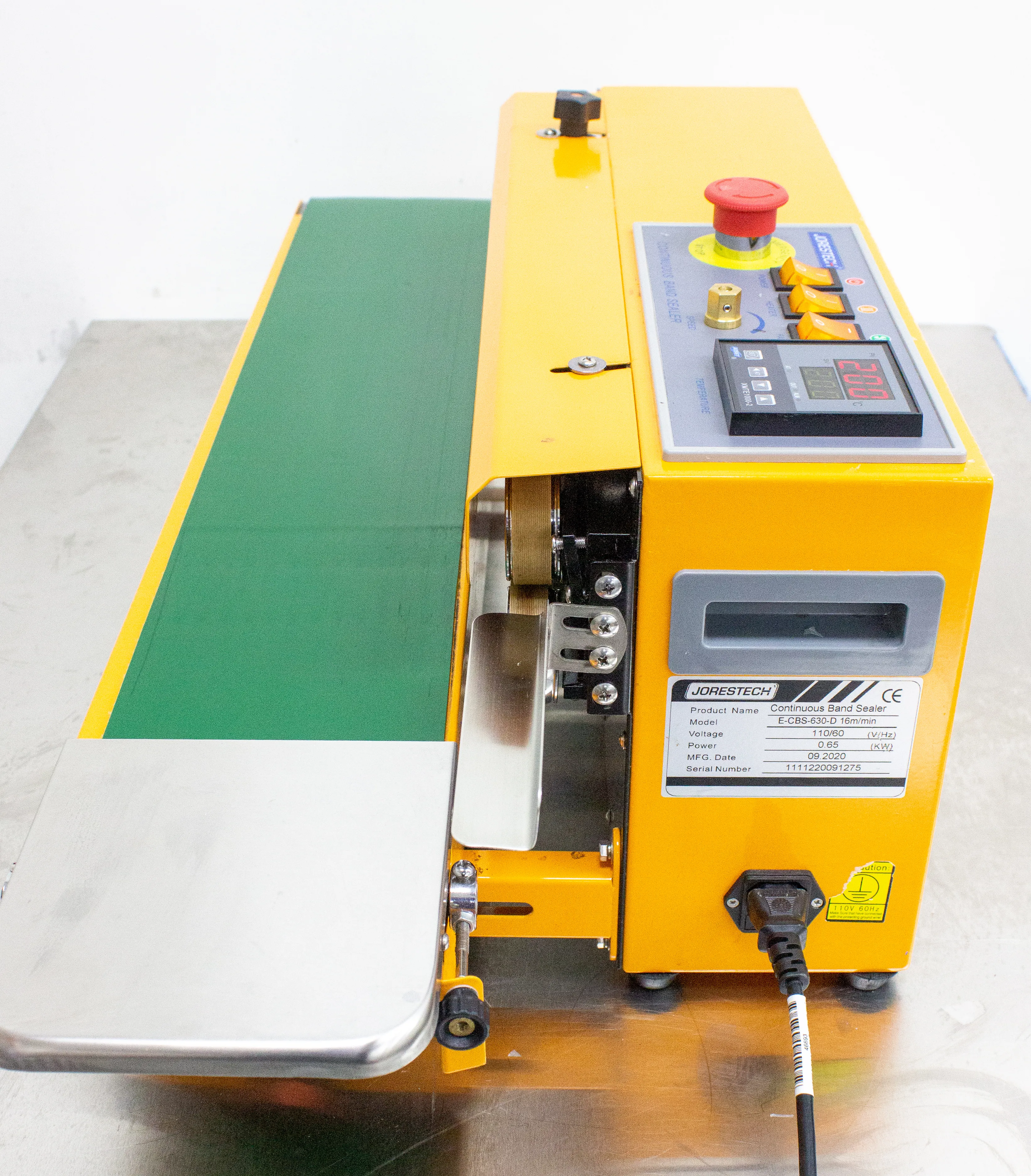 Jorestech Continuous Band Sealer Model E-CBS-630D