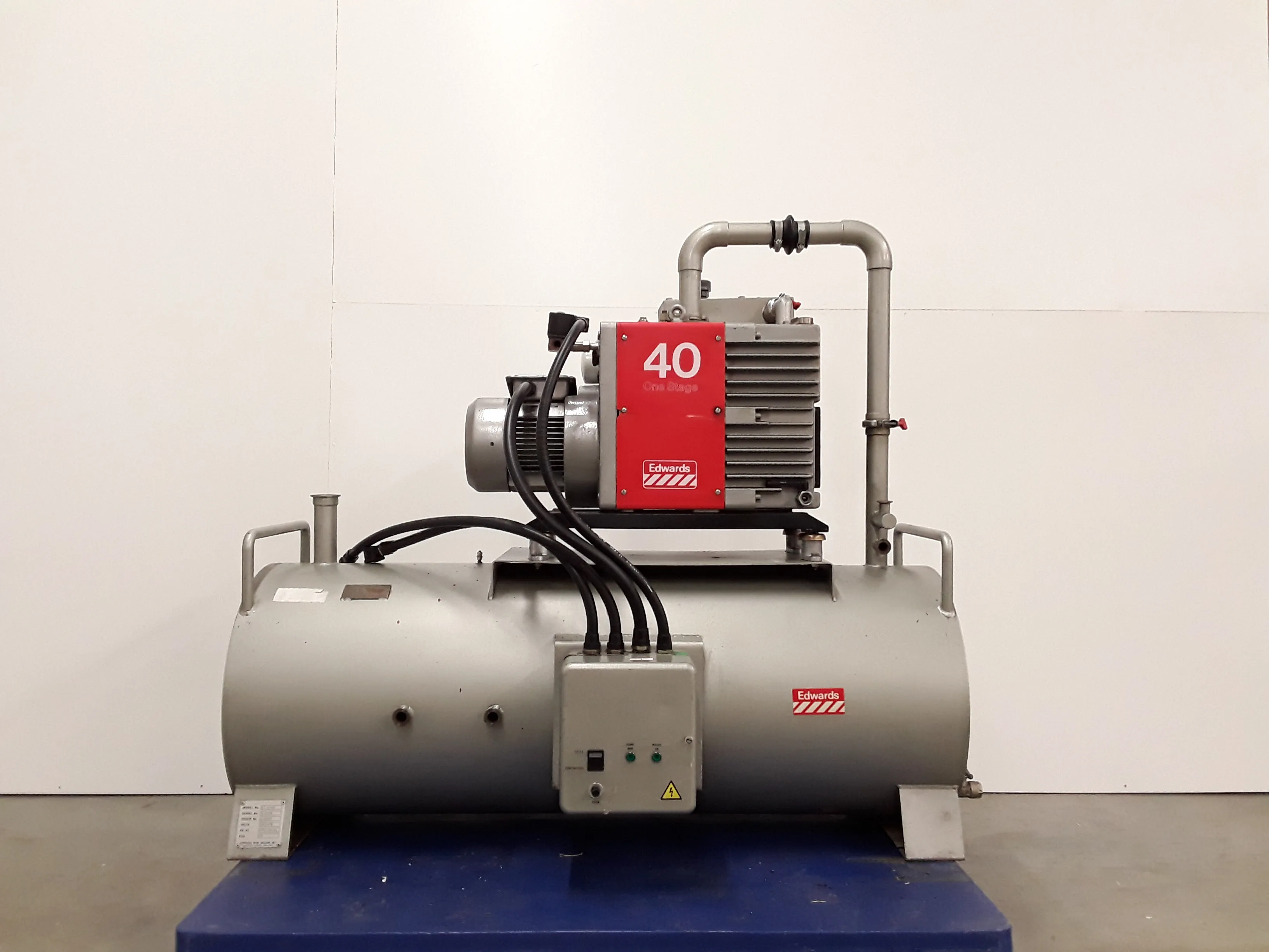 Edwards E1M40 Vacuum Pump with Tank