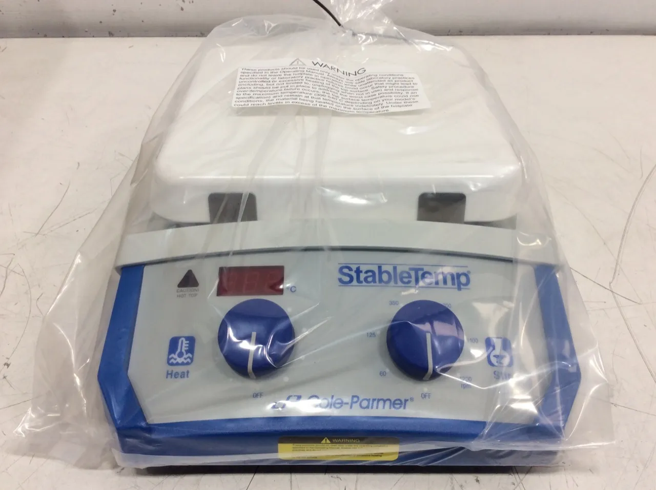 Cole Parmer StableTemp Stir Plate Cat. 03407-10