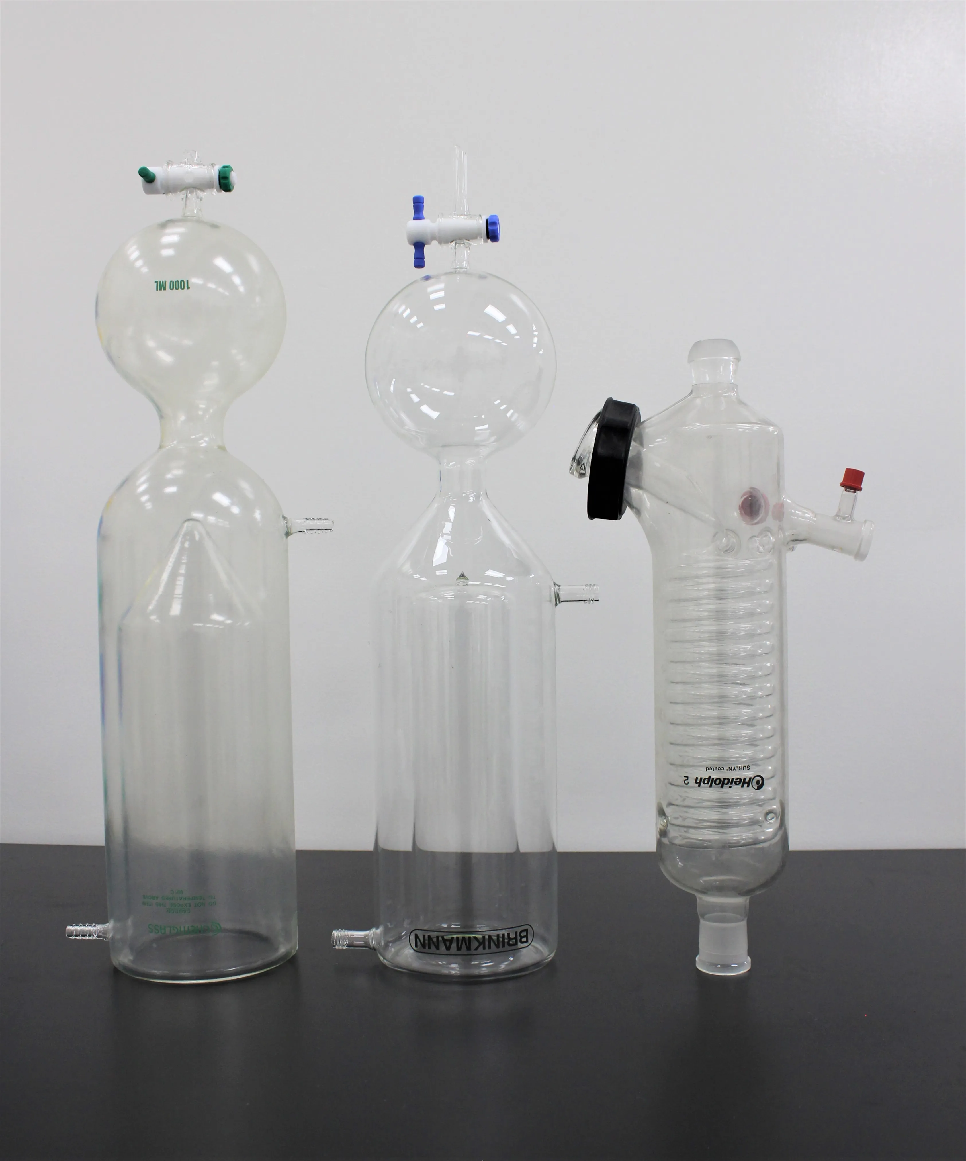 Chemglass Miscellaneous box with Giant Tube Funnel attachments