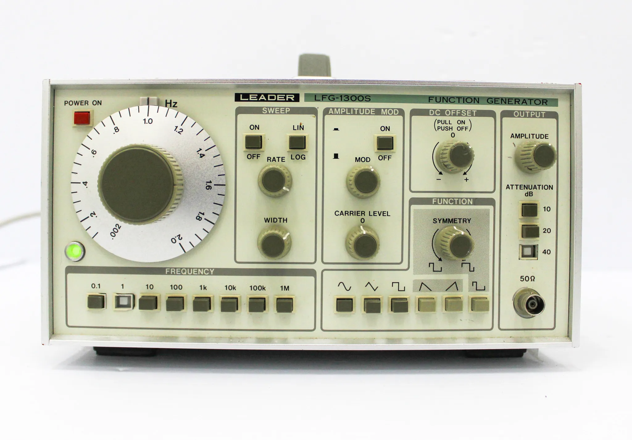 Tracor Leader Function Generator Model:LFG-1300S 2MHz