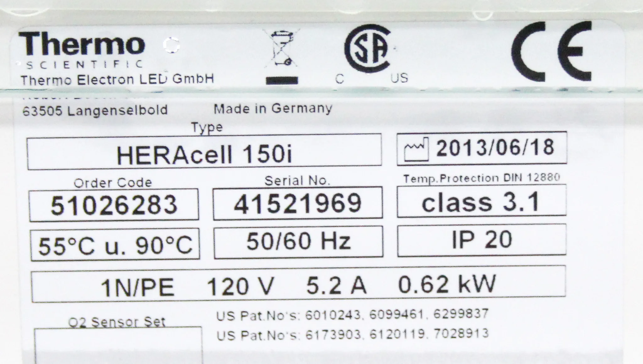 Thermo Scientific HERAcell 150i CO2 Incubator 51026283