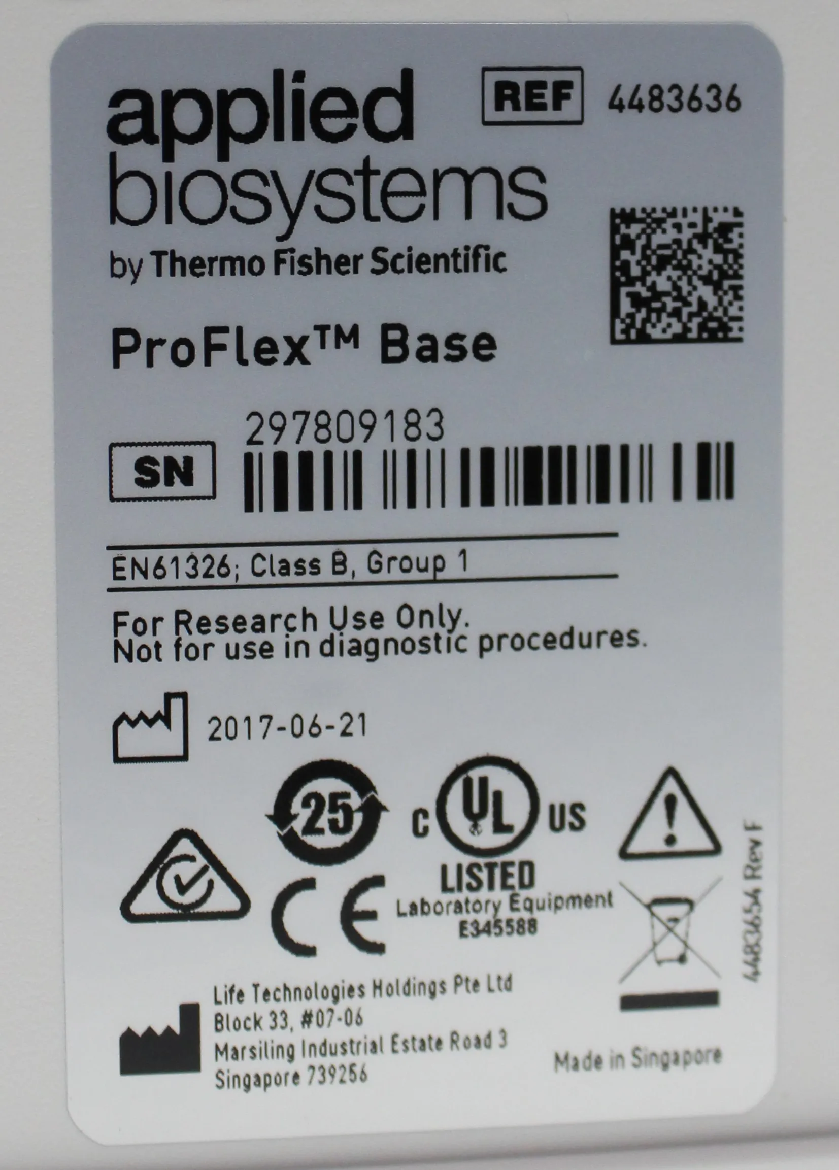 Applied Biosystems ProFlex 2 x 384-well PCR System - 4483636