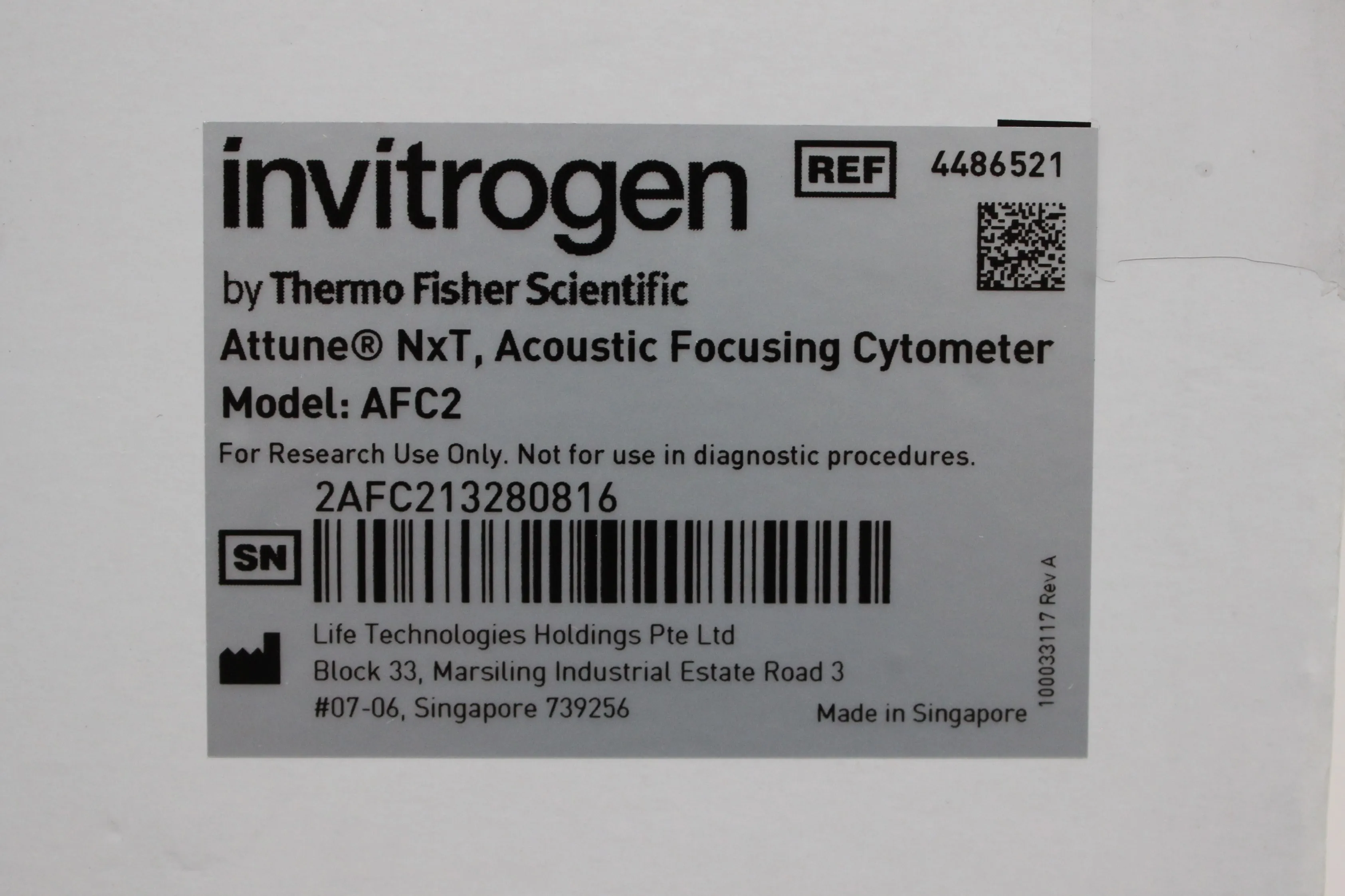 Invitrogen AFC2: Attune NxT Acoustic Focusing Cytometer and Autosampler