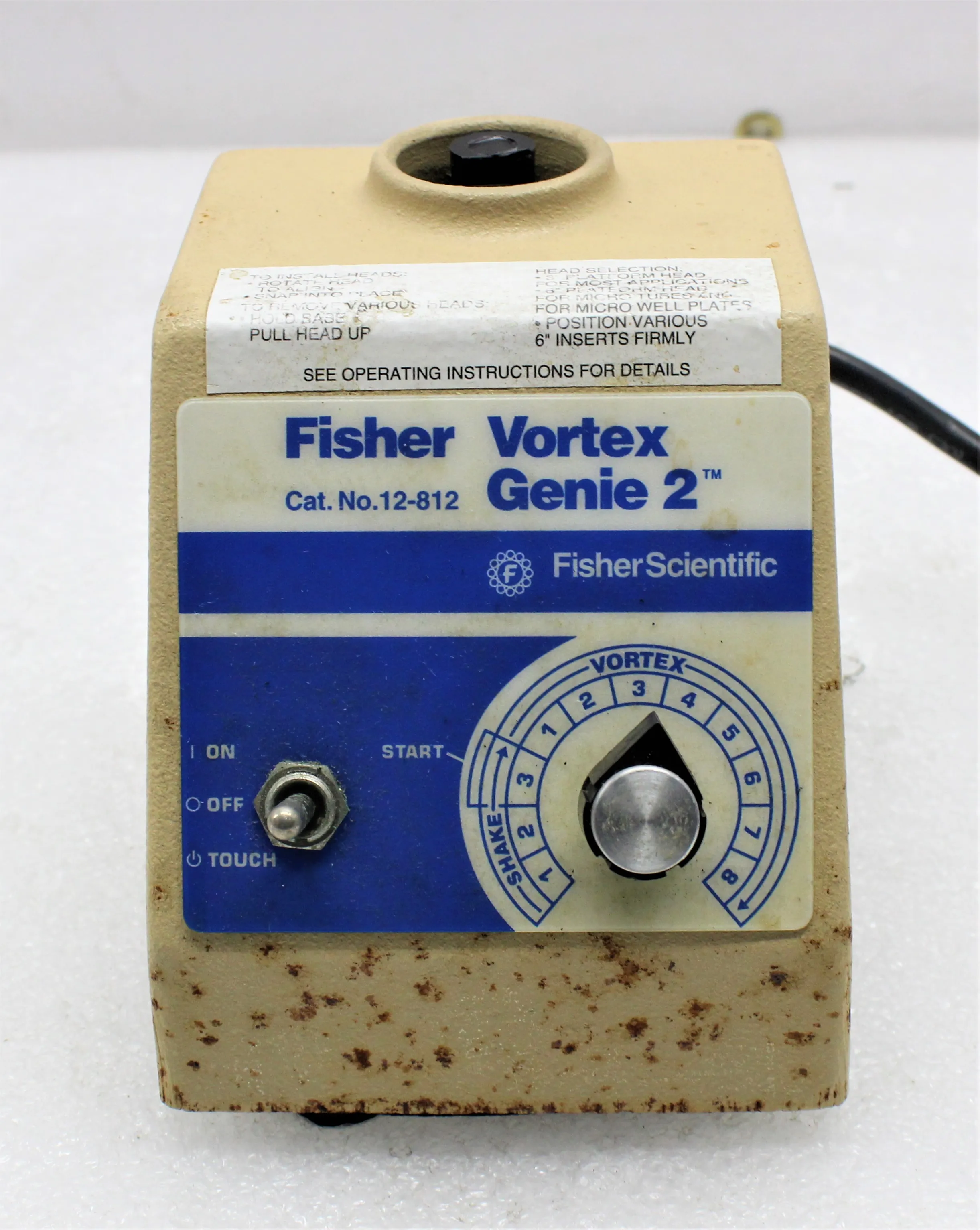 Fisher Scientific G-560 Vortex Genie 2 Variable Speed Vortex Mixer