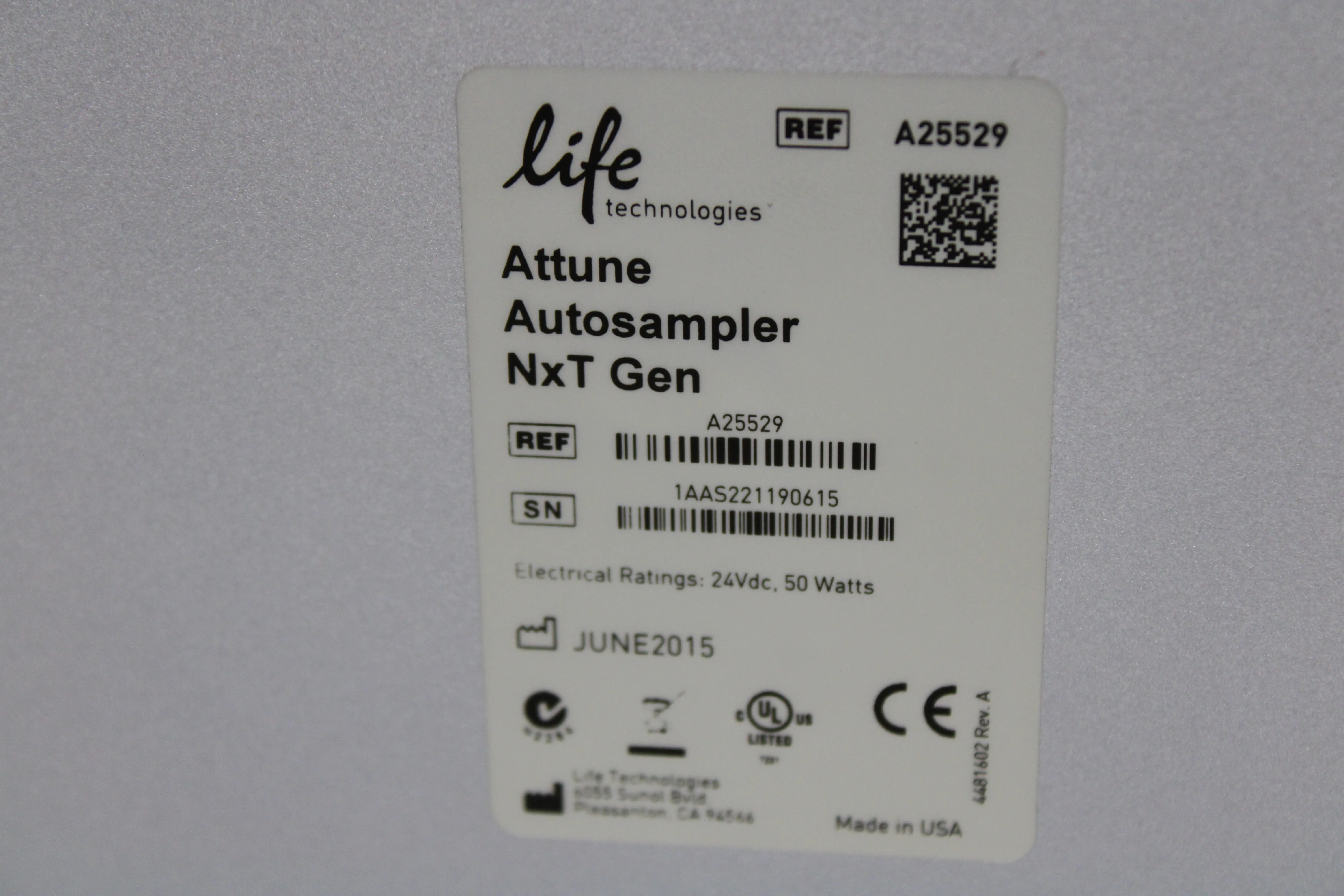 Life Technologies Invitrogen Attune Autosampler NxT Gen