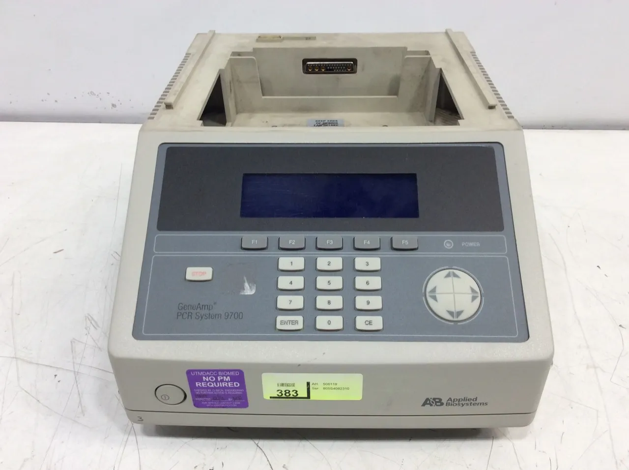 Applied Biosystems GeneAmp PCR System 9700 96-well Thermal Cycler