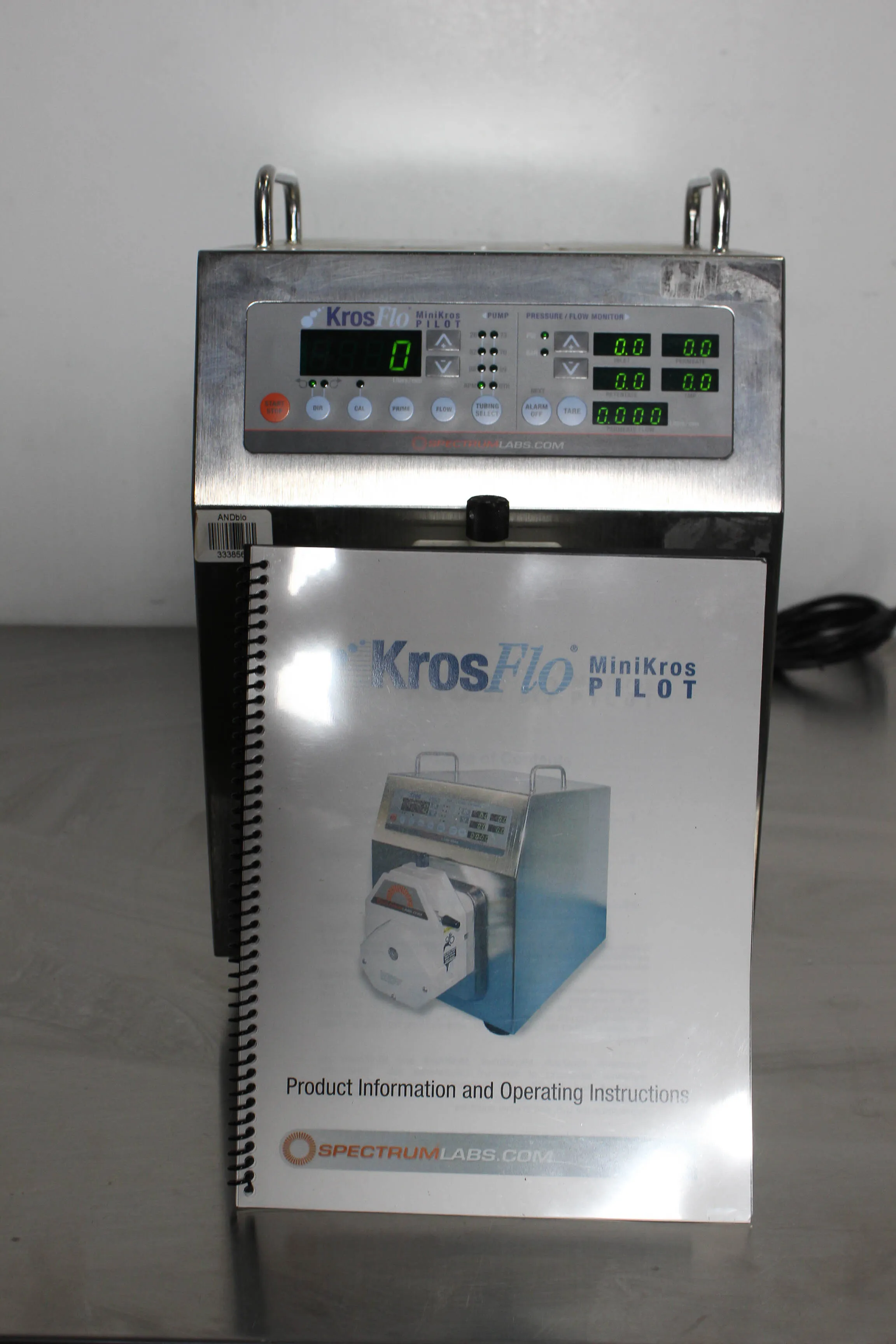 KrosFlo 900-1629 Peristaltic Pump, Class 2 Used 120V/220V 50Hz/60Hz 30-Day Warranty