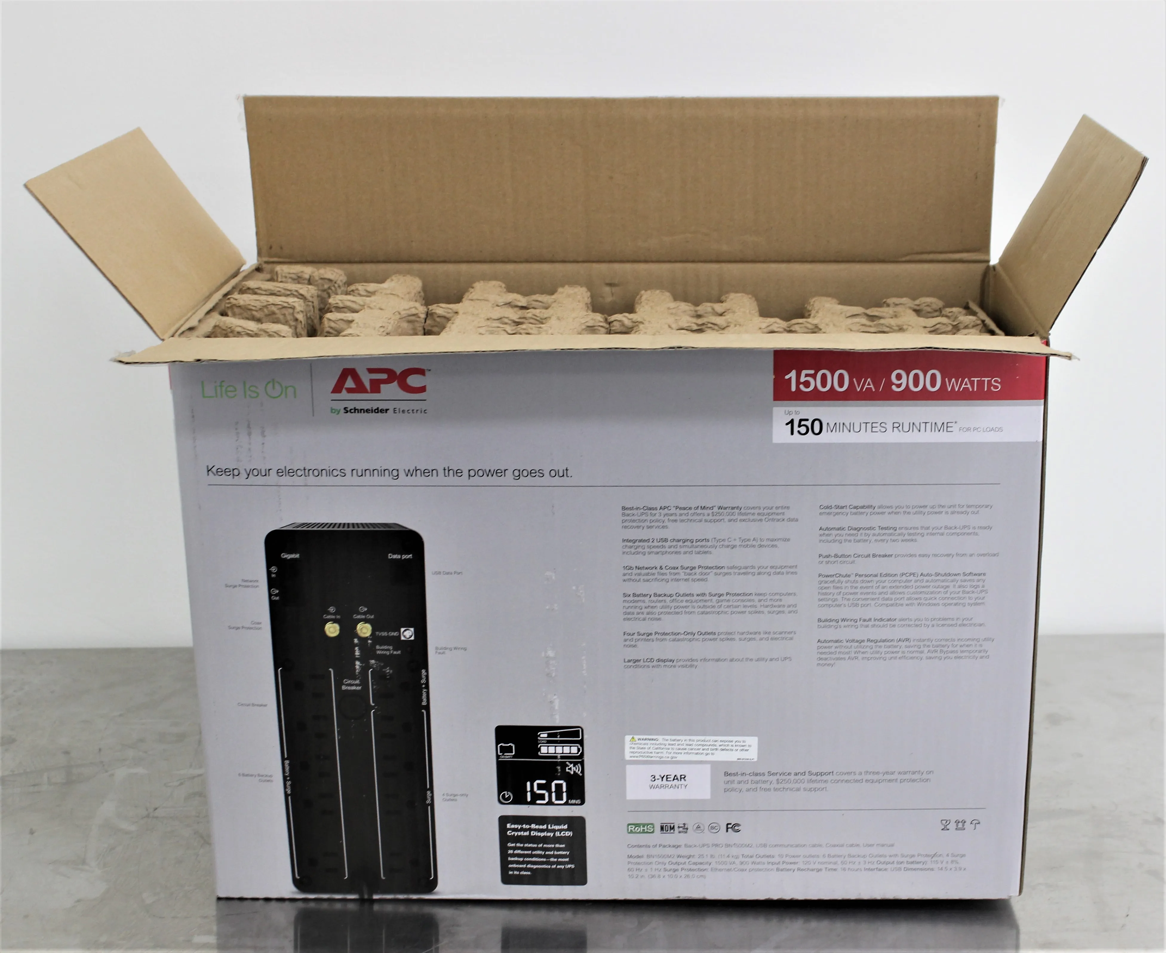 APC BN1500M2 Back-UPS Pro 900 Watts UPS