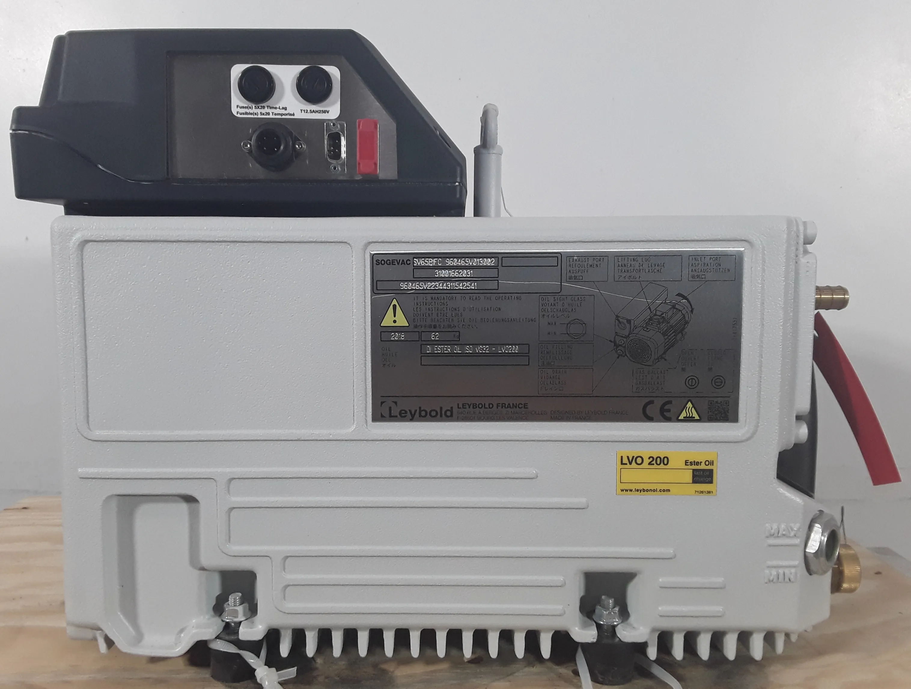 Used Leybold Sogevac SV65 BI FC Vacuum Pump 240V