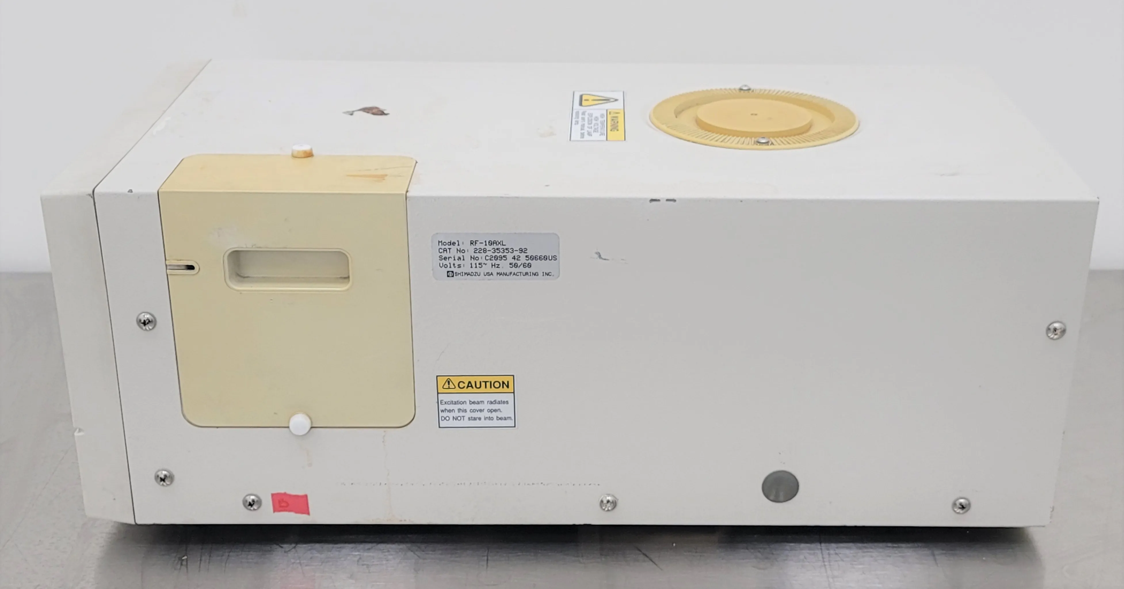 Shimadzu RF-10AXL Fluorescence Detector CAT 228-35353-92 HPLC FPLC GC CE