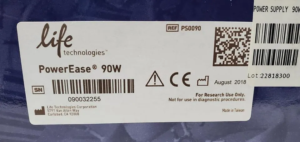 Life Technologies PowerEase 90W Power Supply PS0090