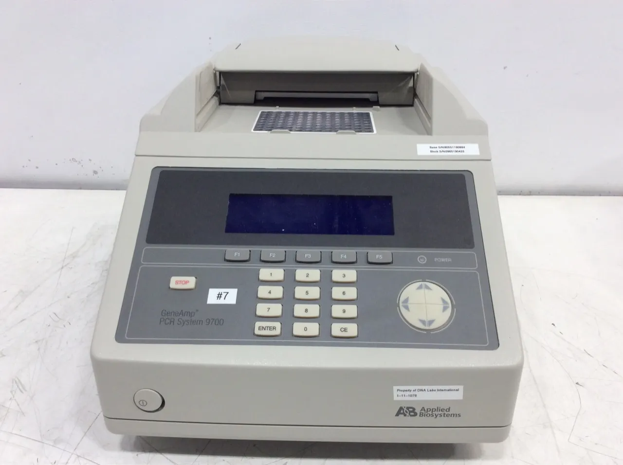 Applied Biosystems 9700 PCR Thermal Cycler GeneAmp System 96 Silver - Used