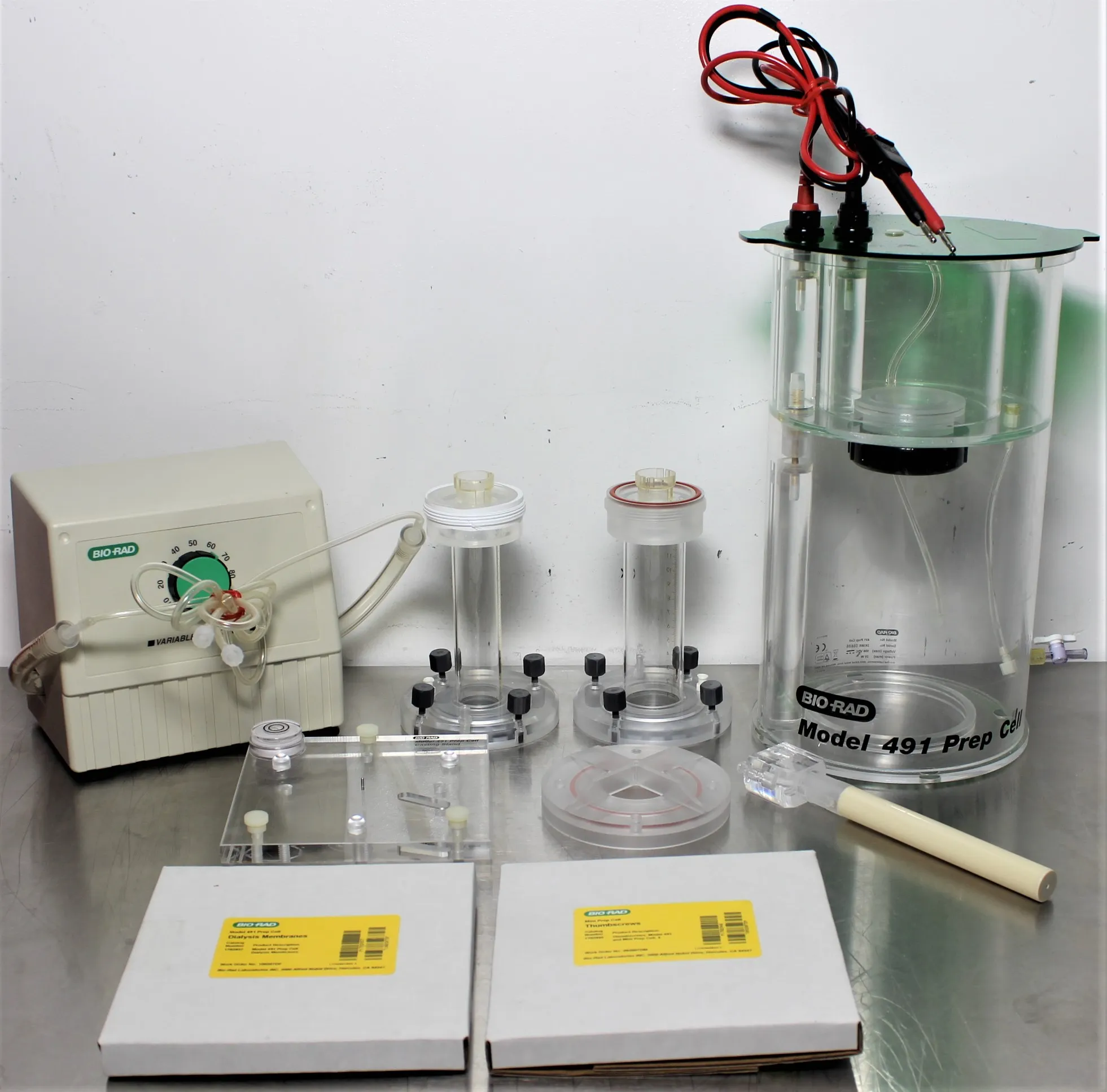 Bio Rad Model 491 Prep Cell Gel Elution System Electrophoresis Used Equipment