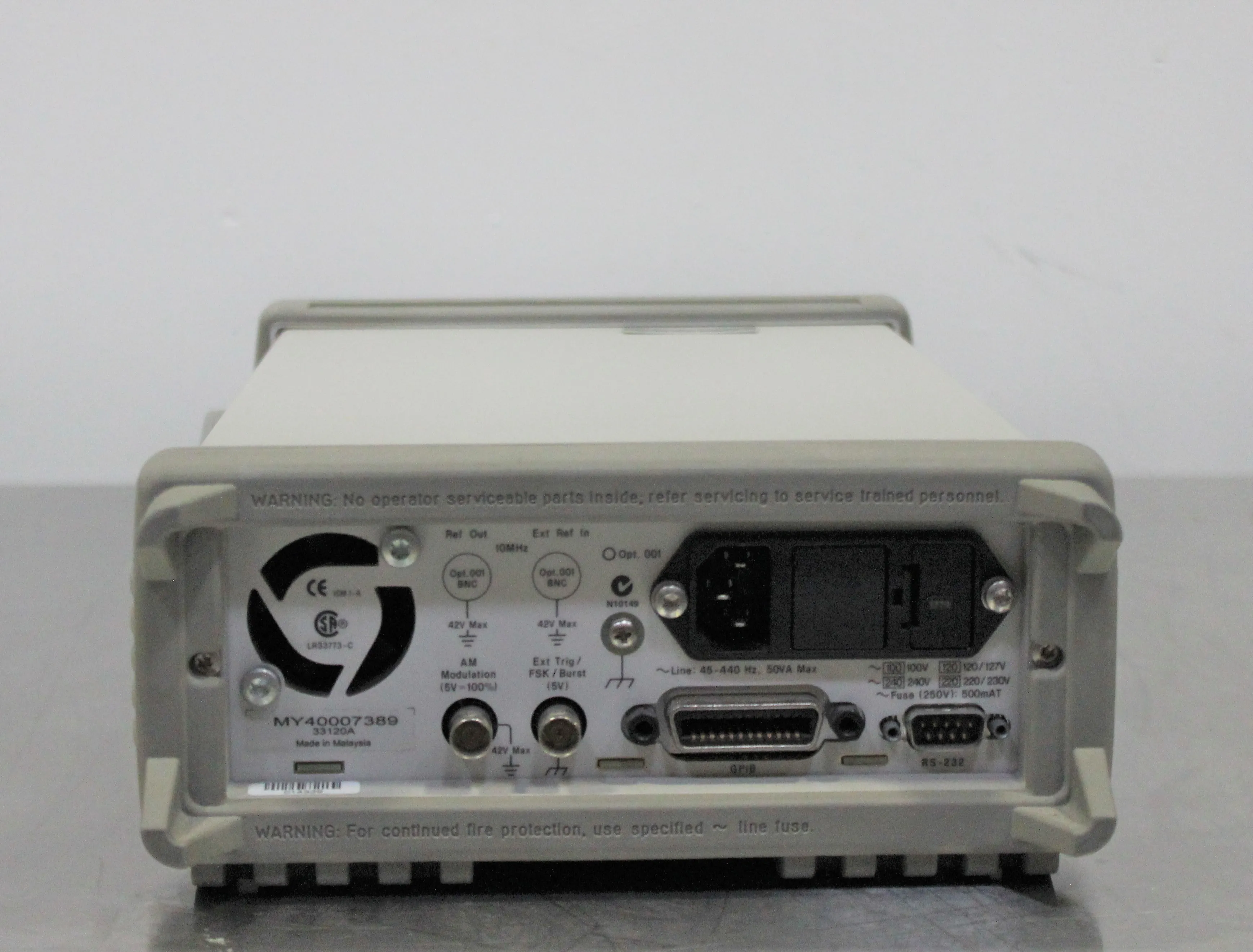 Agilent 33120A 20 MHz Function/Arbitrary Waveform Generator