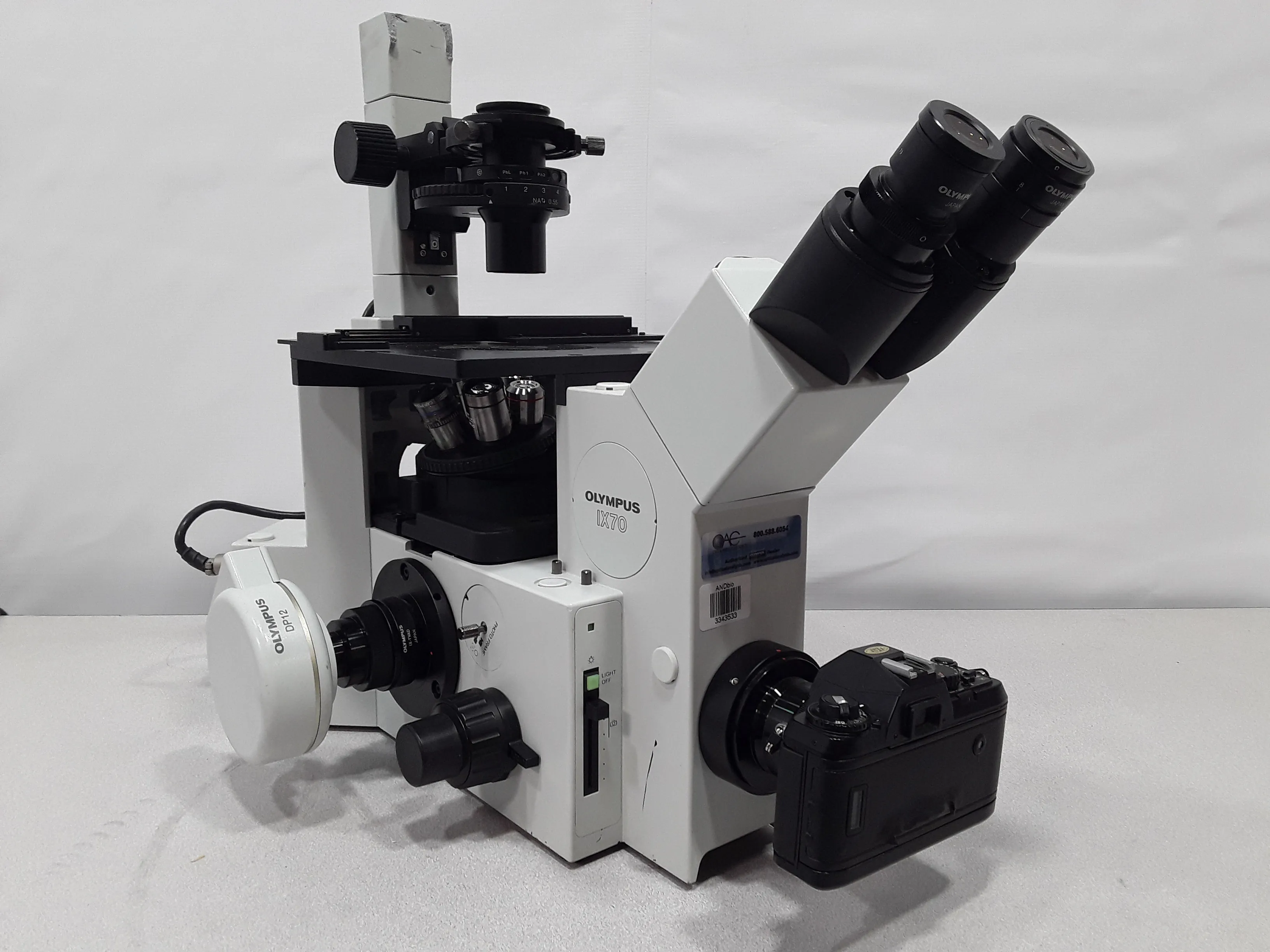 Olympus IX70 Inverted Fluorescence Microscope for Quantitative Fluorescence Microscopy