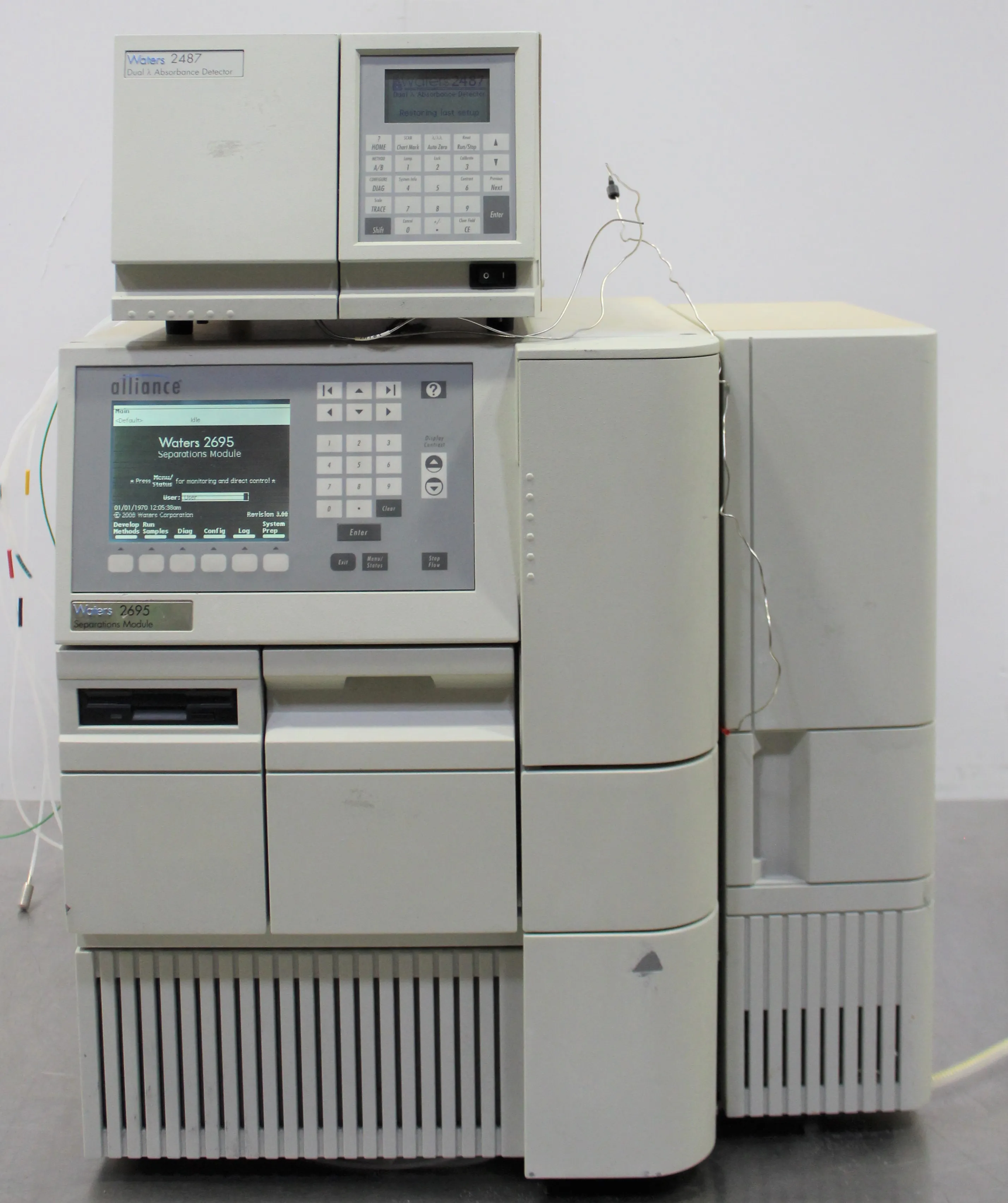 Waters 2695 HPLC Separations Module with Detector and Column Heater - Used Laboratory Equipment