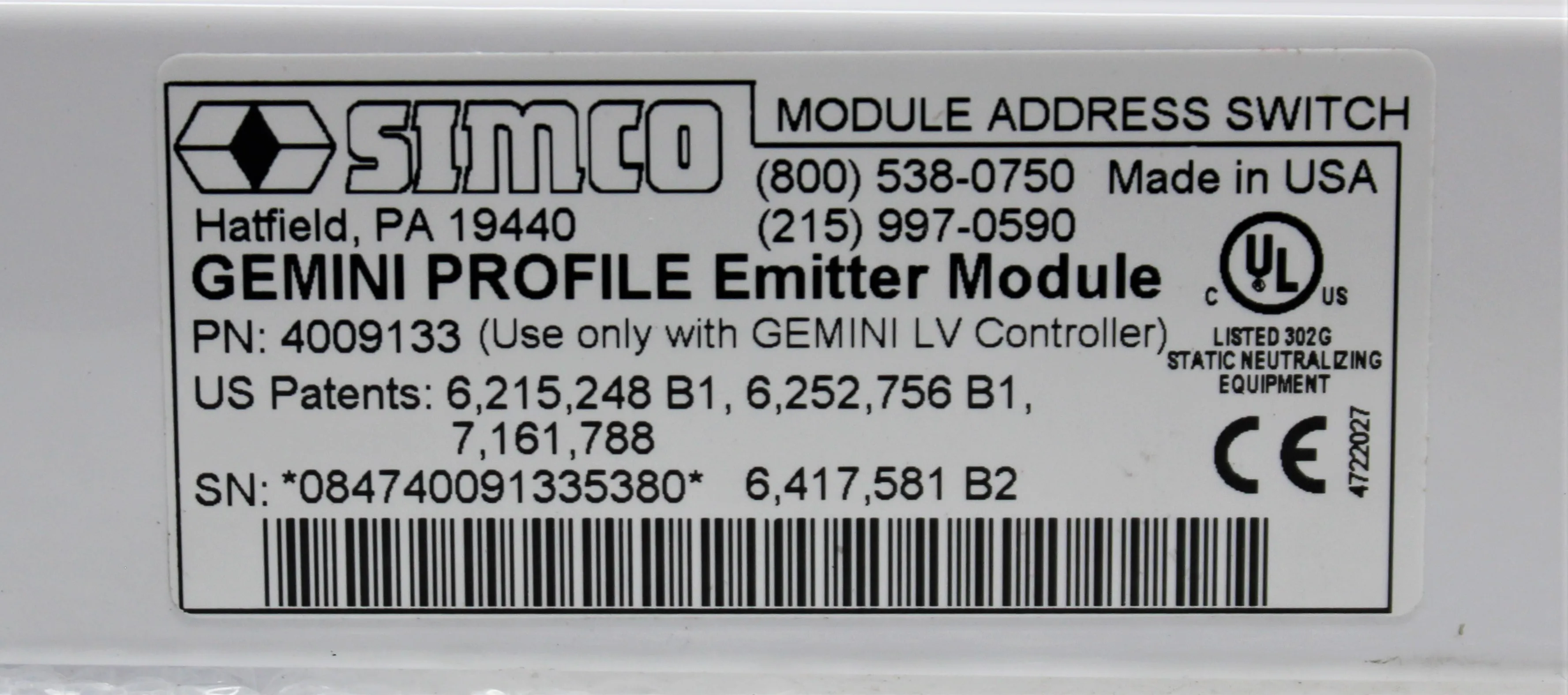 Simco Gemini Profile Emitter Module System