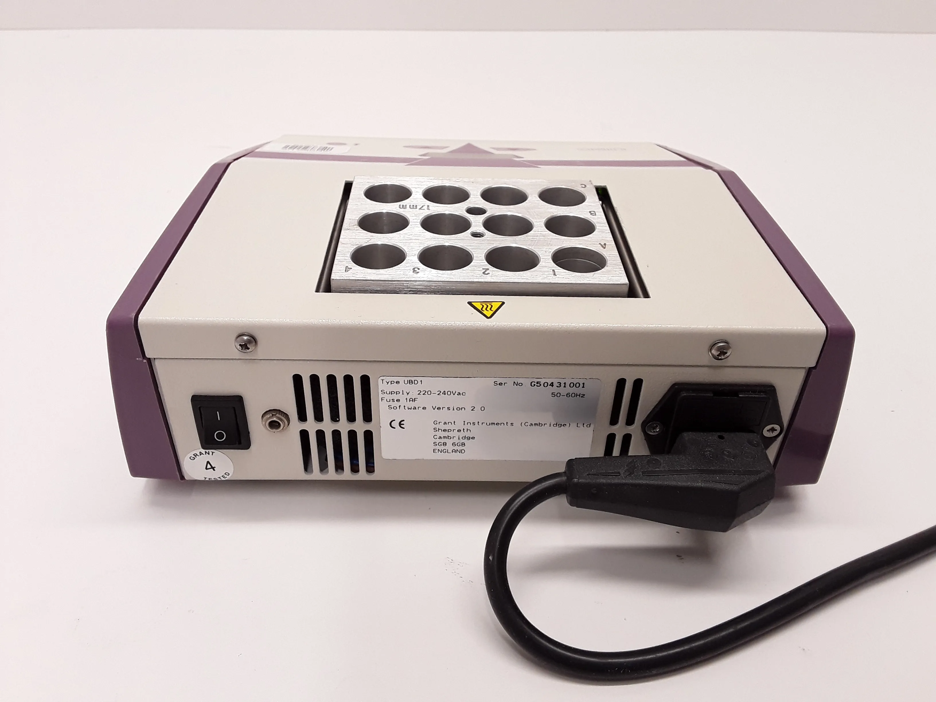 Grant UBD1 Digital Dry Block Heater - Used Laboratory Equipment