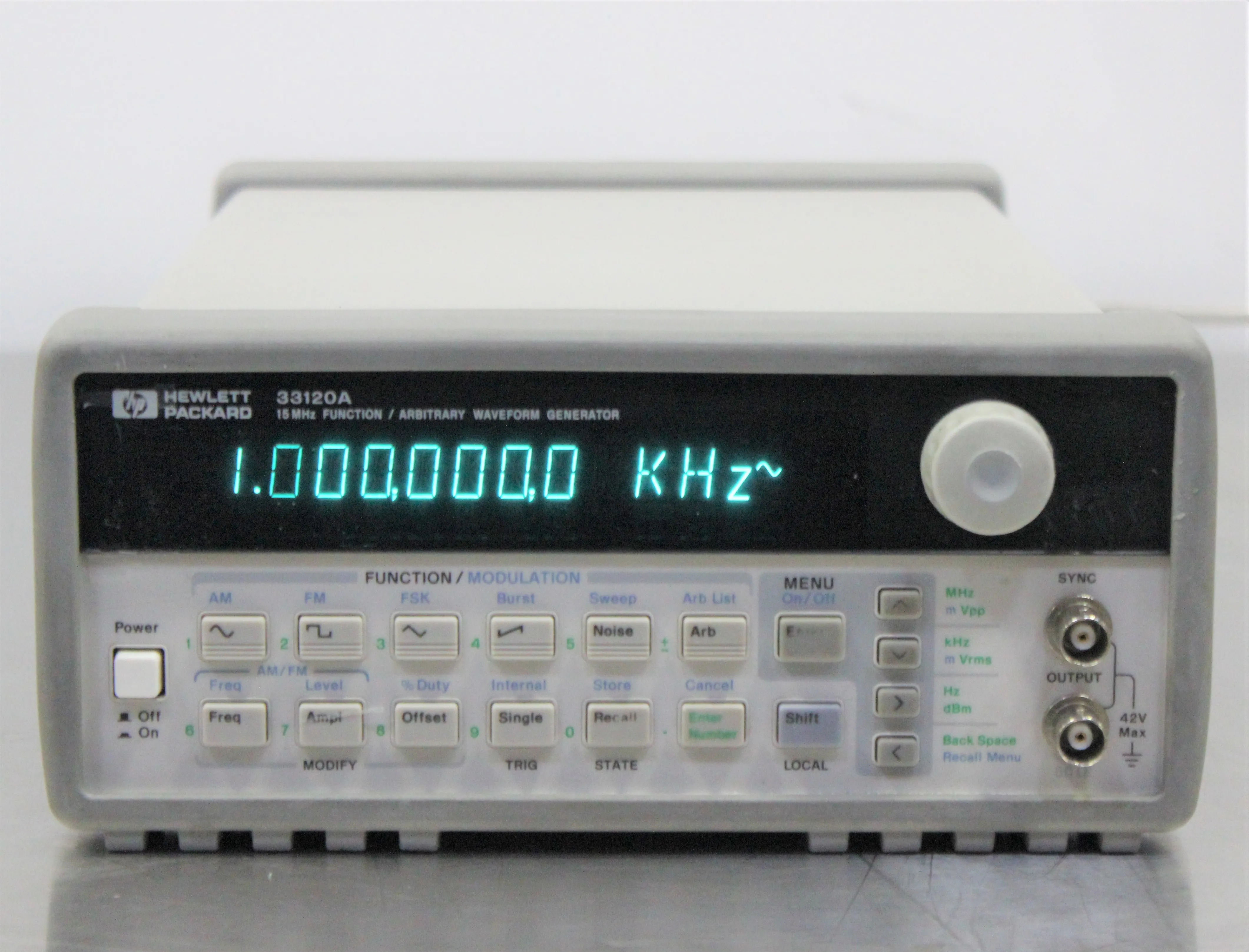 Hewlett Packard 33120A Function/Arbitrary Waveform Generator