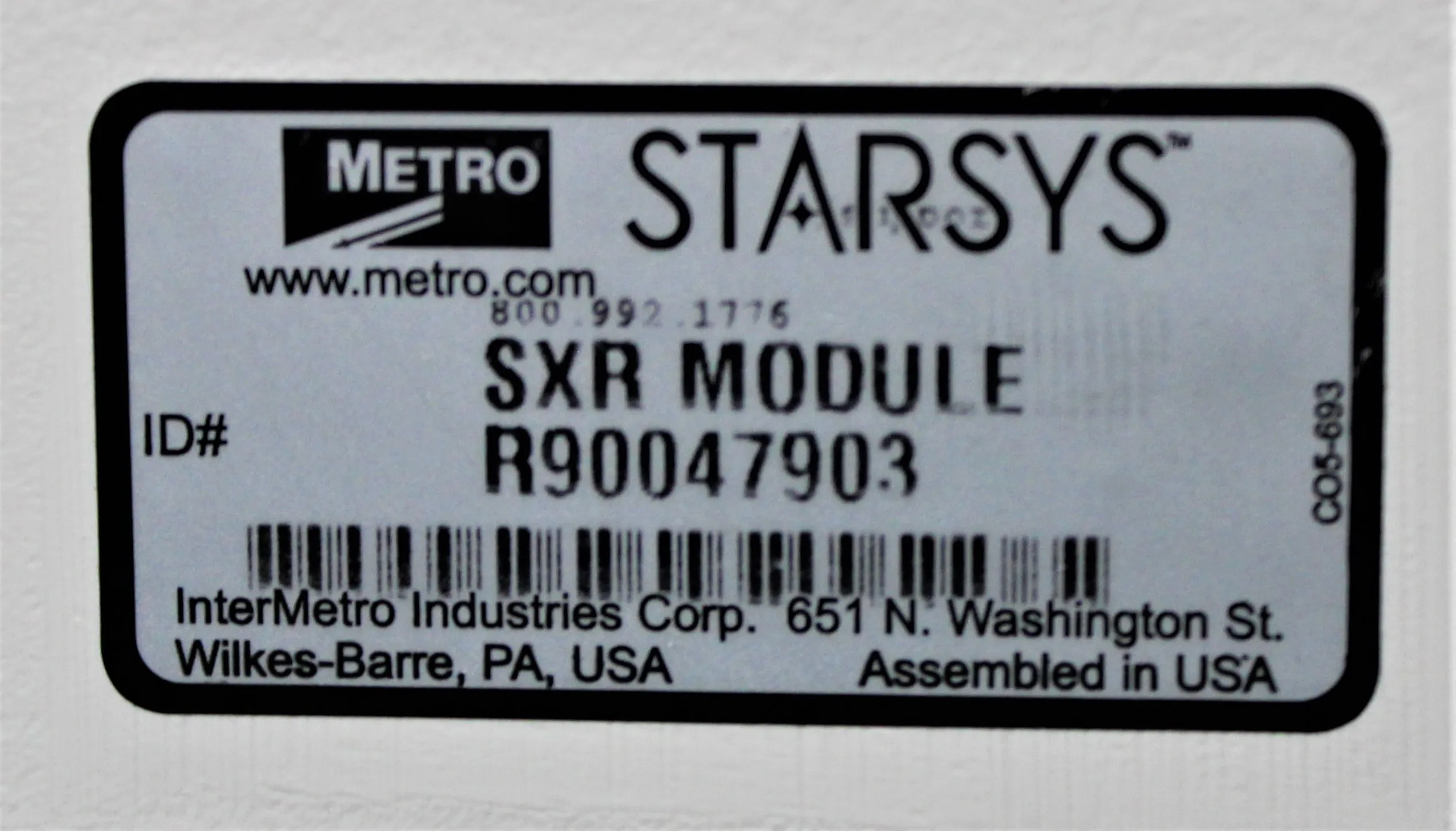 Metro STARSYS Pre-configured Cart SXRD43CM4