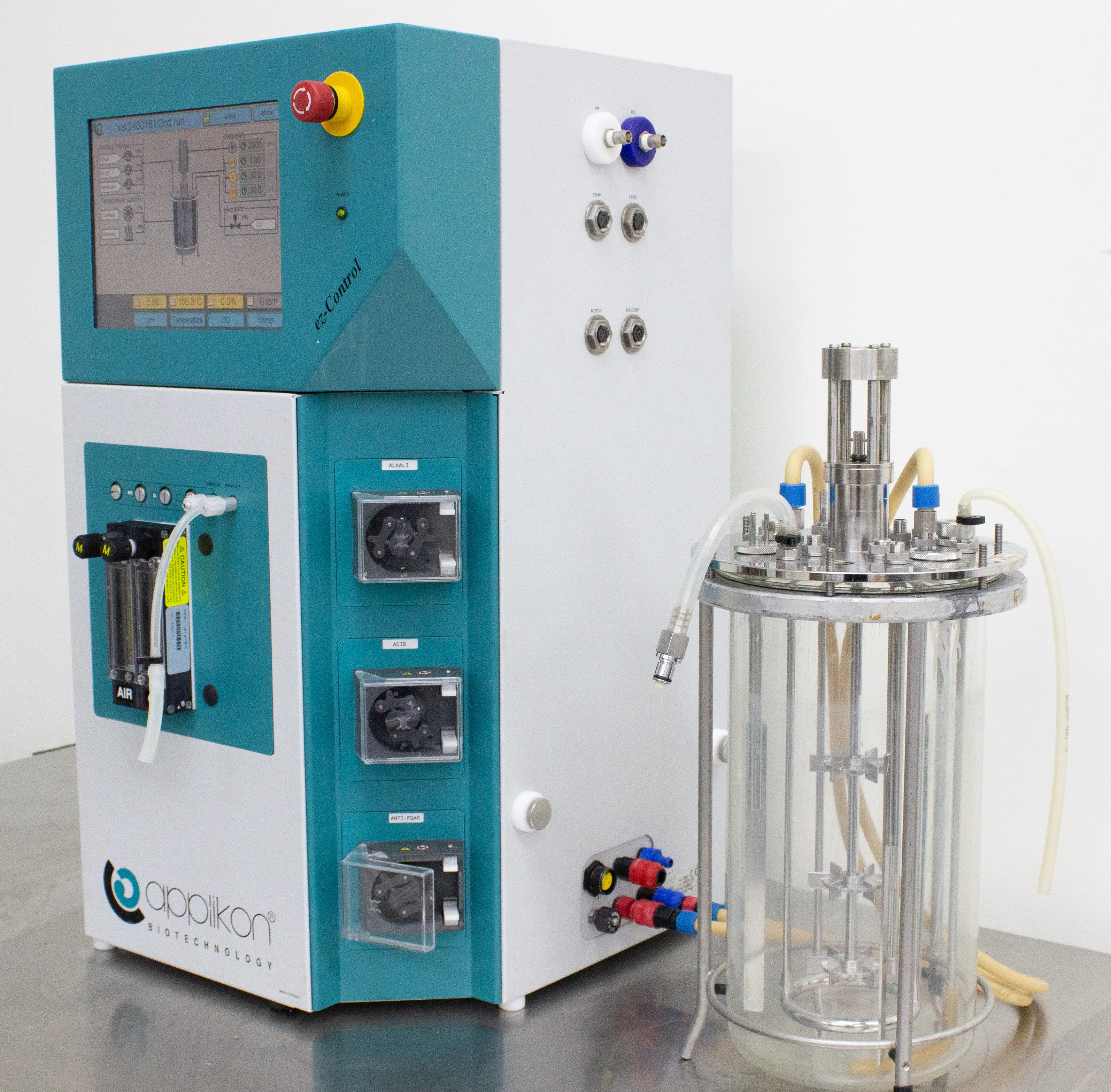 Applikon EZ Control Bioreactor Controller with 6L Bioreactor Glass Vessel