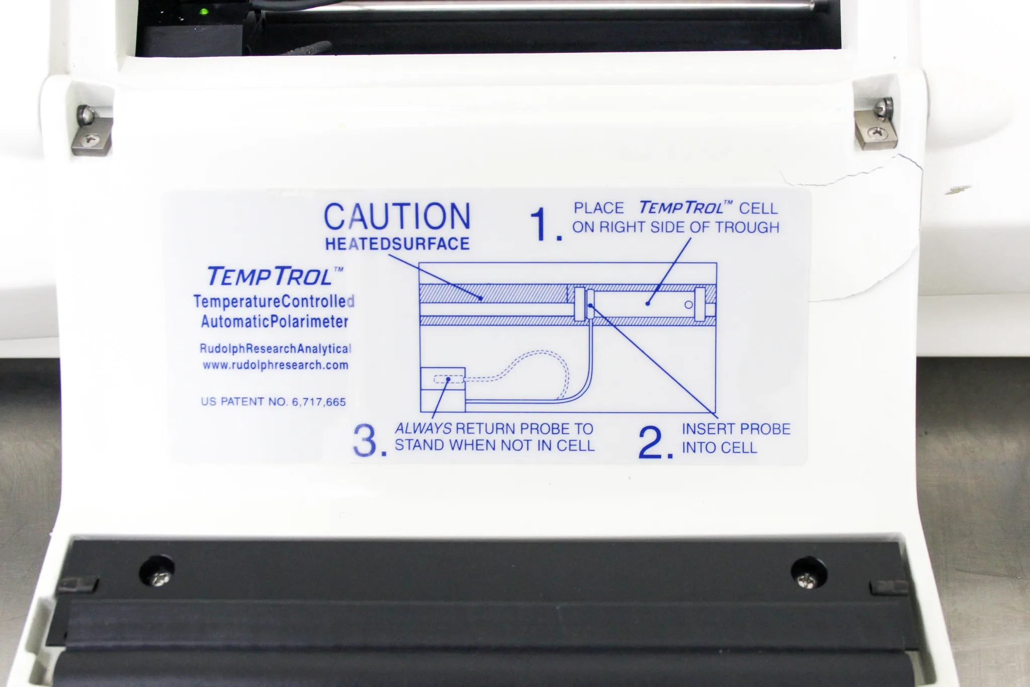 Rudolph Research Analytical Automatic Polarimeter A20766 APV/6W