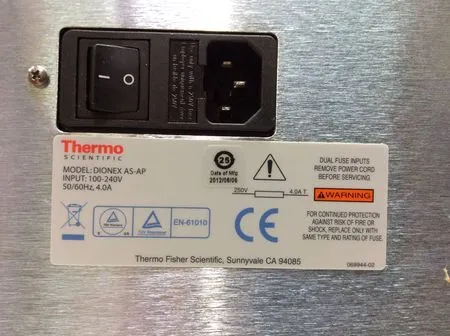 Thermo Fisher Dionex AS-AP Autosampler for Ion Chromatography HPLC FPLC GC CE