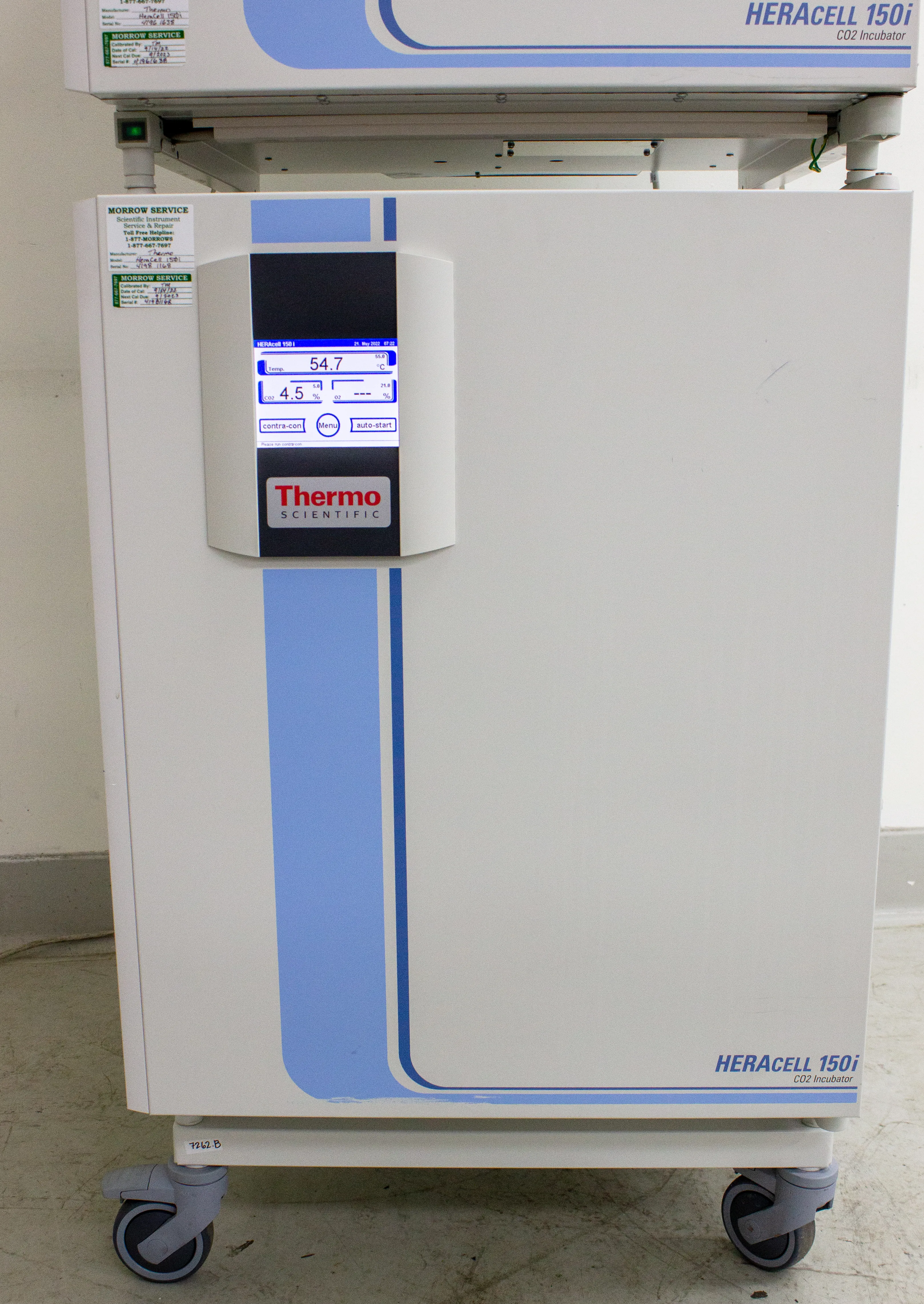 Thermo HERAcell 150i Tri-Gas CO2 Incubator, 150 L, Copper Double Stack 51026408