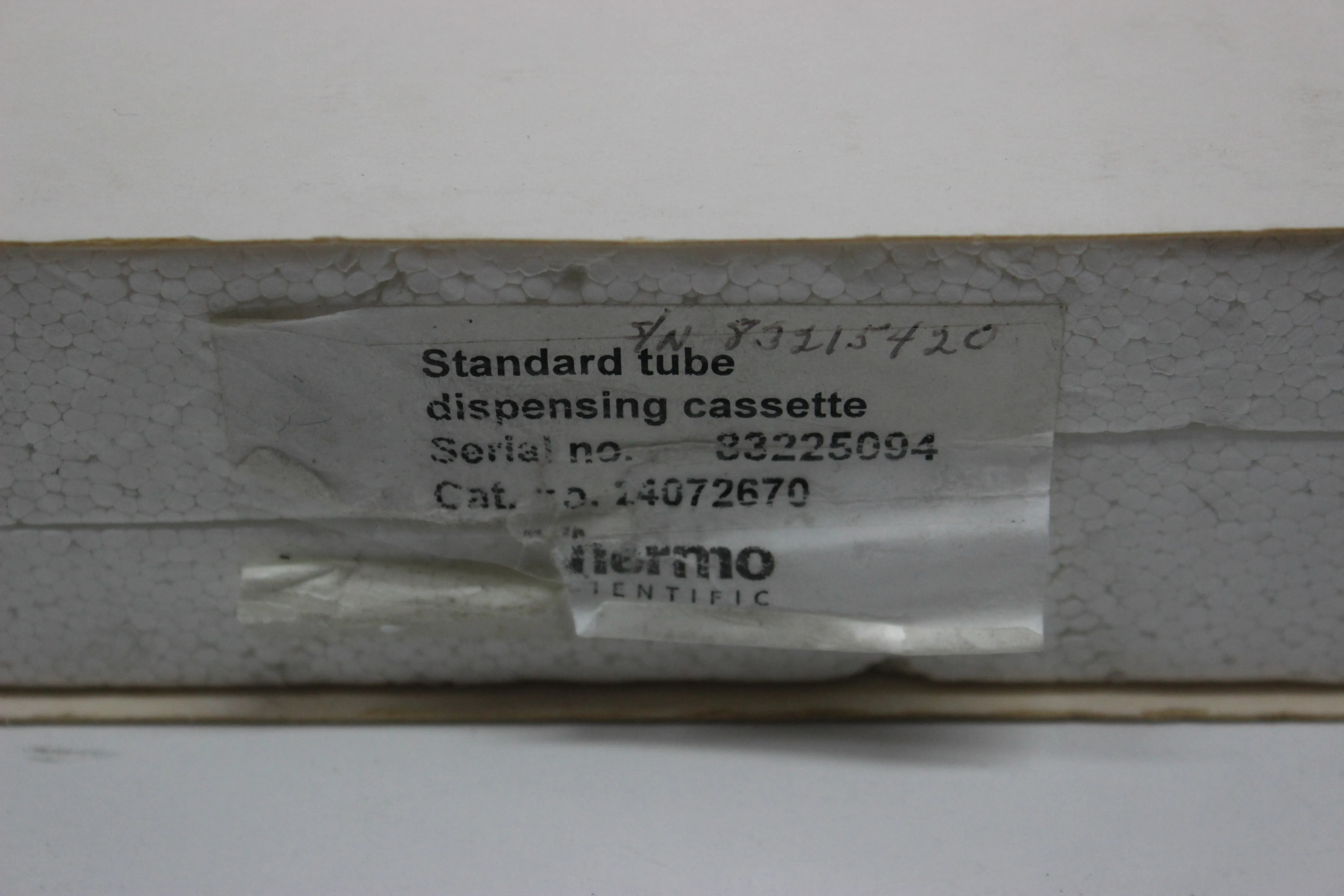 Thermo Scientific Standard Tube Dispensing Cassette 24072670