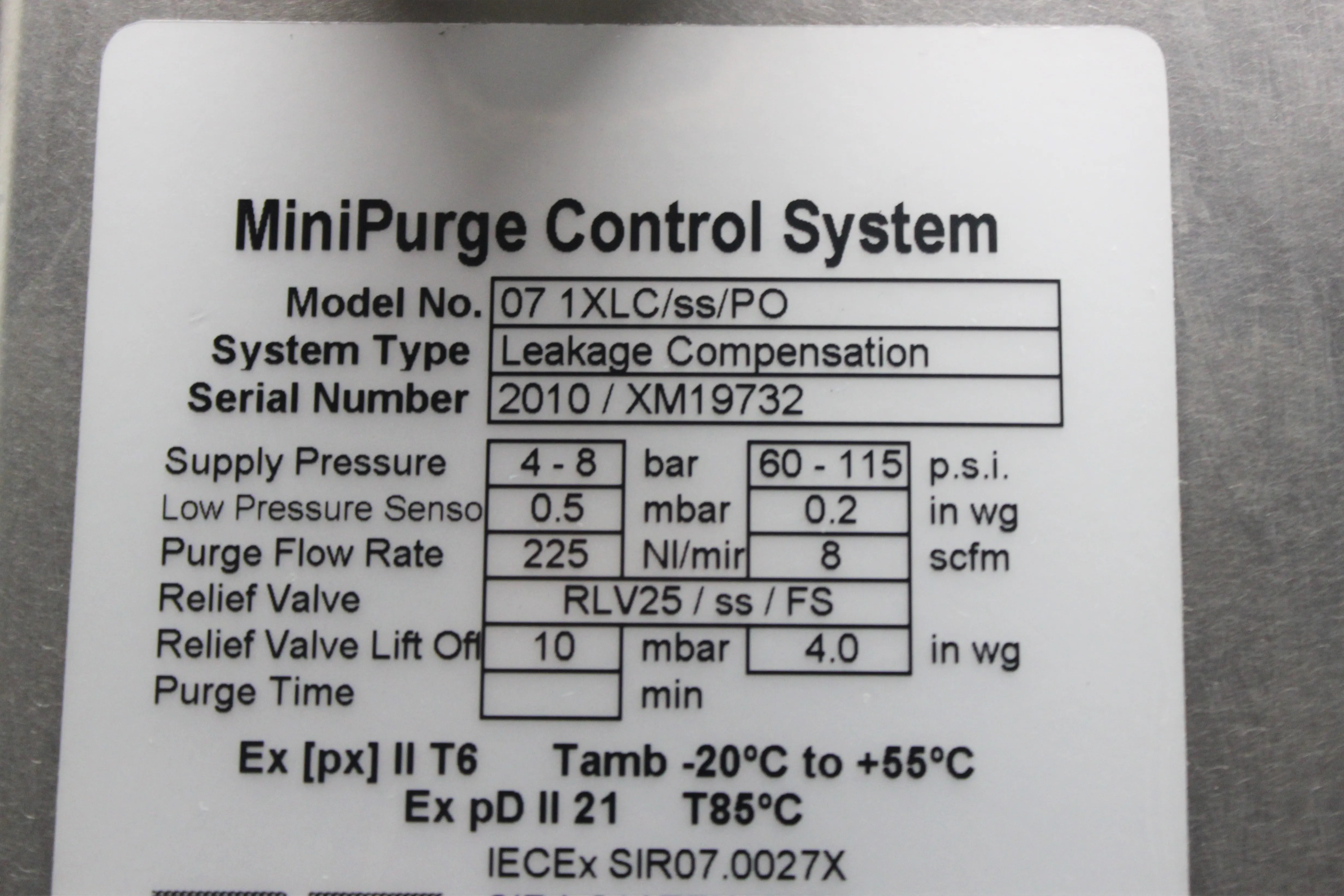 Expo Technologies Mini Purge Laboratory System