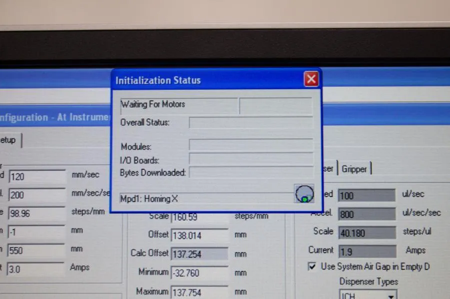 PerkinElmer P3 Evolution P3 Precision Pipetting Platform EP3B0011 Liquid Handler